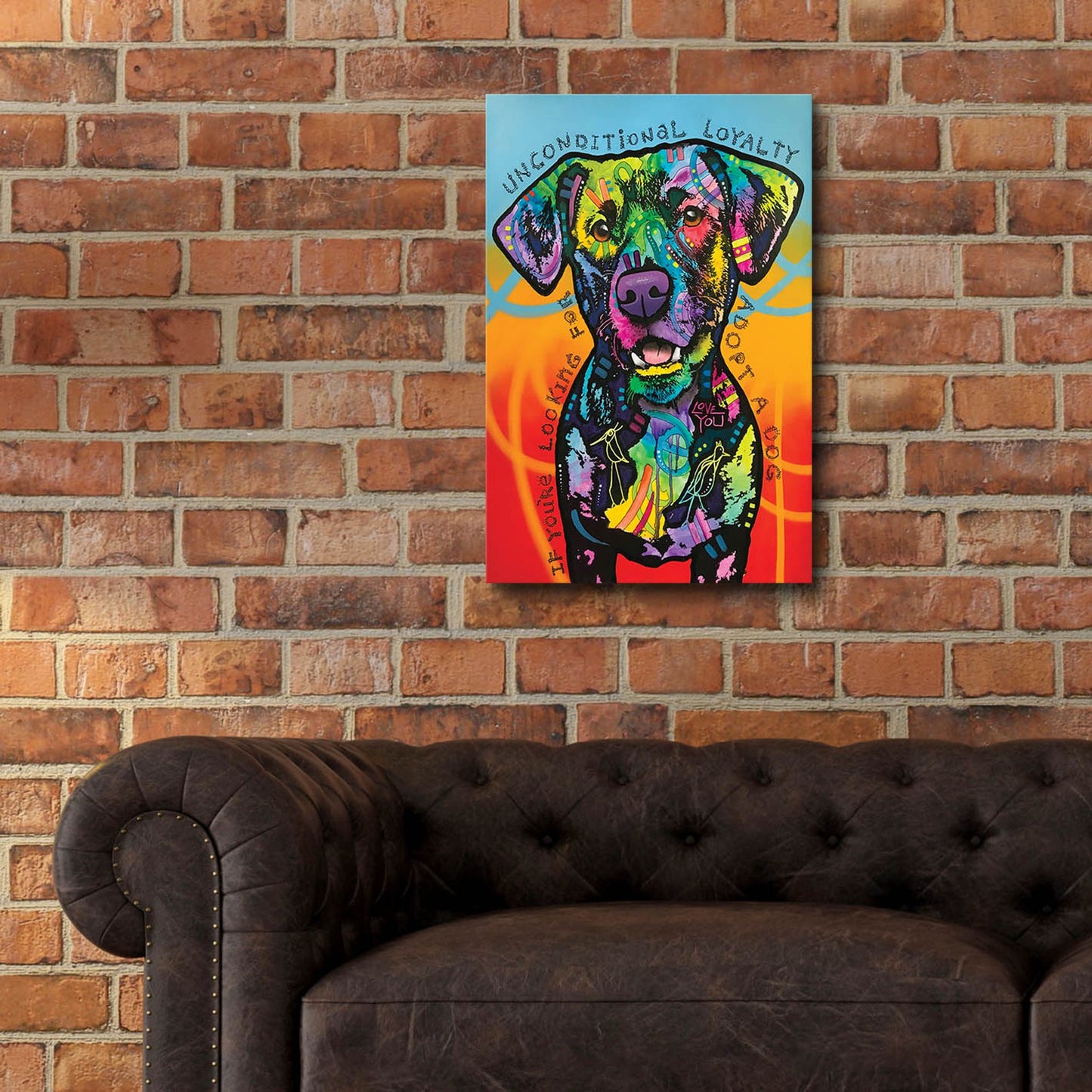 Epic Art 'Unconditional Loyalty' by Dean Russo Studios, Acrylic Glass Wall Art,16x24