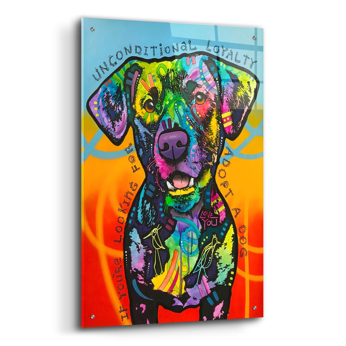 Epic Art 'Unconditional Loyalty' by Dean Russo Studios, Acrylic Glass Wall Art,24x36