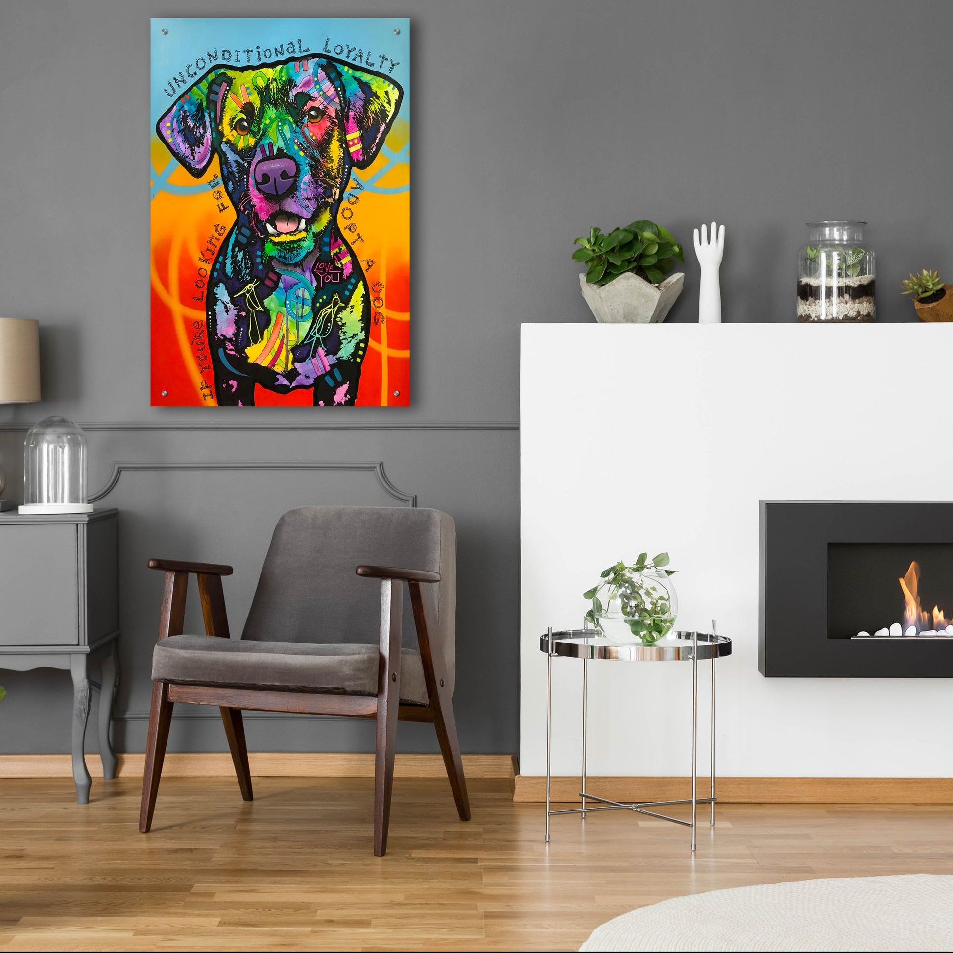 Epic Art 'Unconditional Loyalty' by Dean Russo Studios, Acrylic Glass Wall Art,24x36