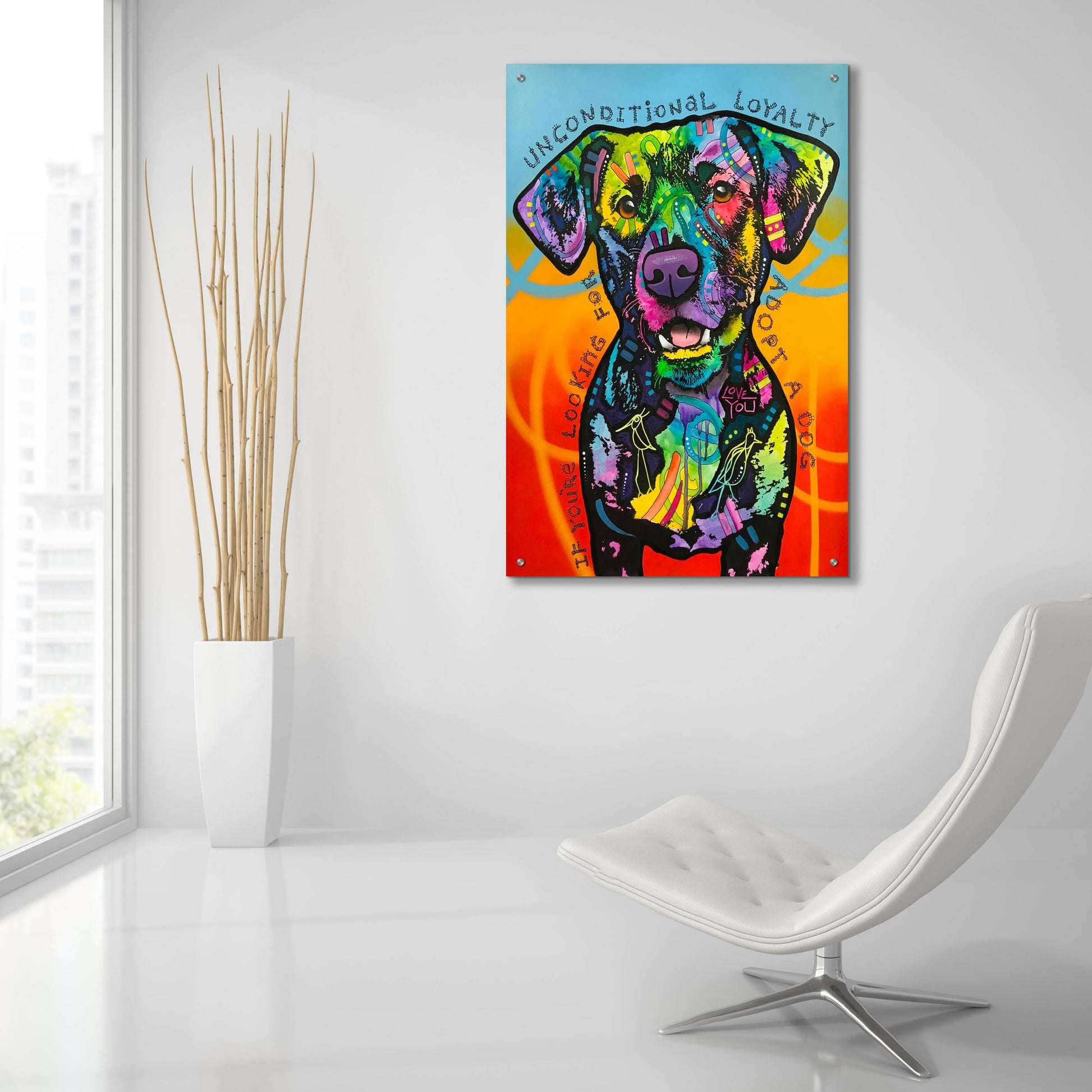 Epic Art 'Unconditional Loyalty' by Dean Russo Studios, Acrylic Glass Wall Art,24x36