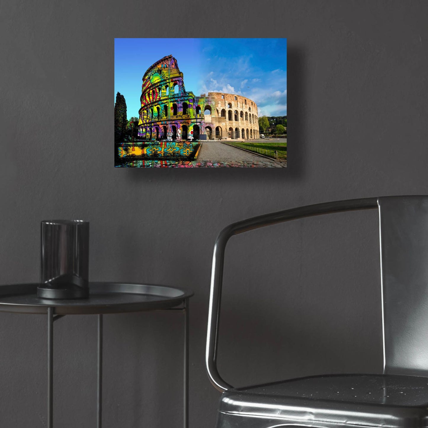 Epic Art 'Colosseum Exposed' by Dean Russo Studios, Acrylic Glass Wall Art,16x12