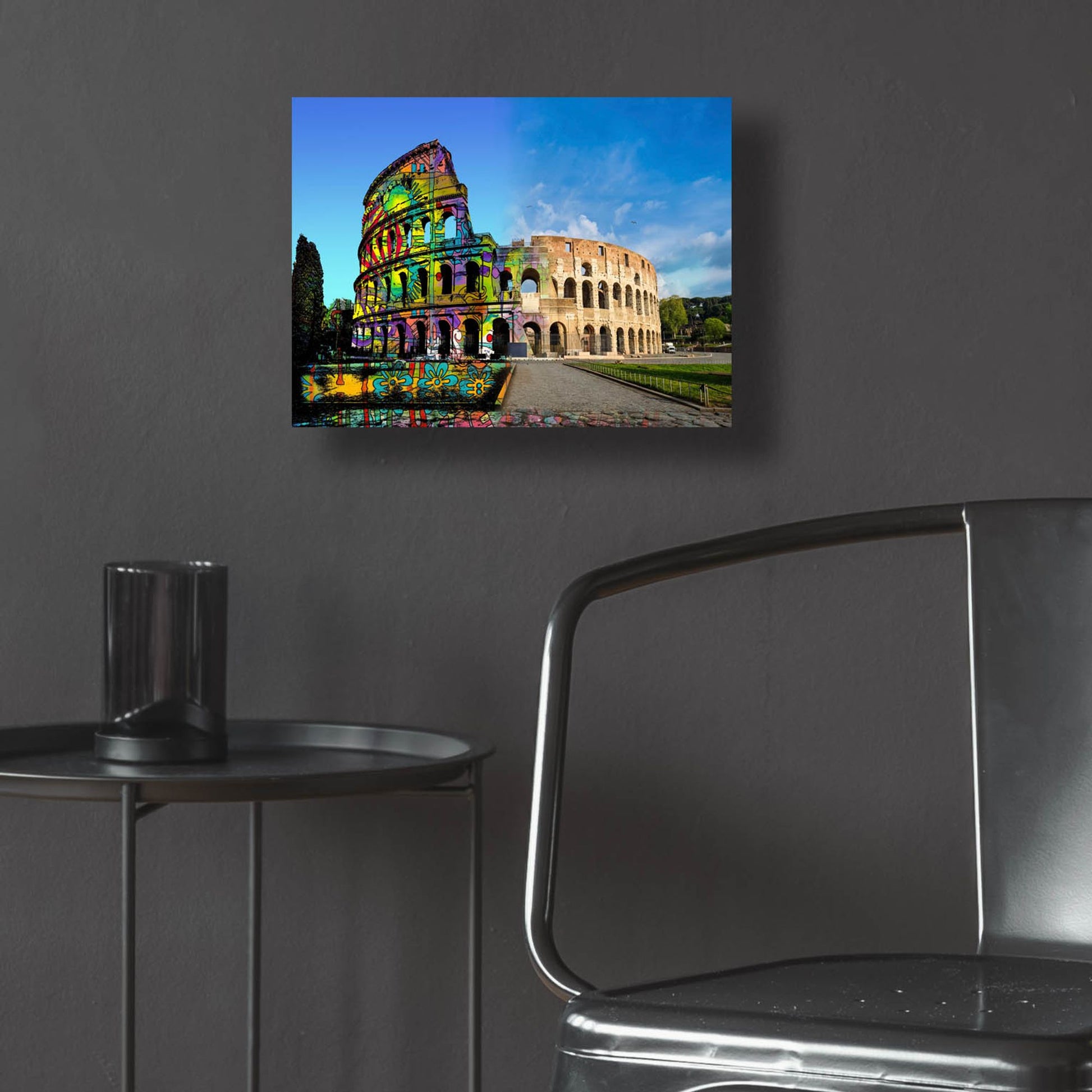 Epic Art 'Colosseum Exposed' by Dean Russo Studios, Acrylic Glass Wall Art,16x12