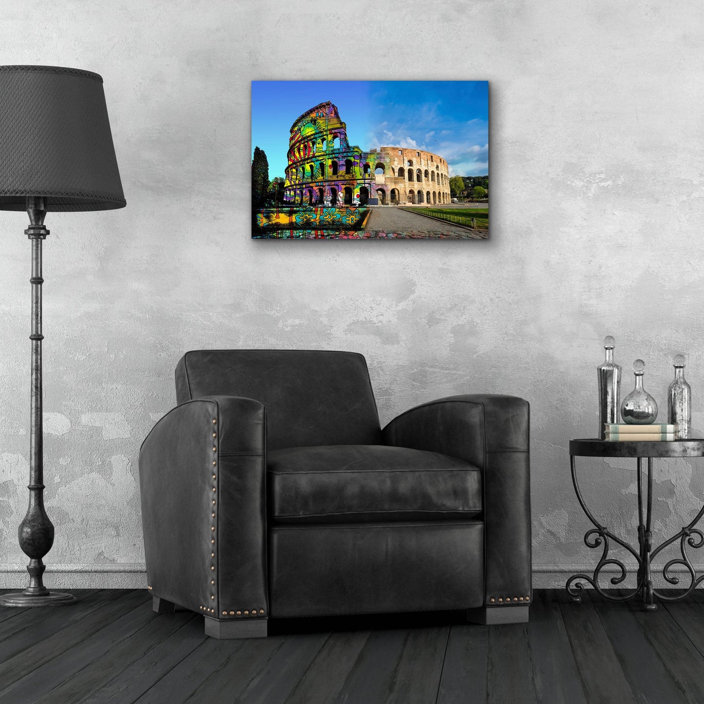Epic Art 'Colosseum Exposed' by Dean Russo Studios, Acrylic Glass Wall Art,24x16