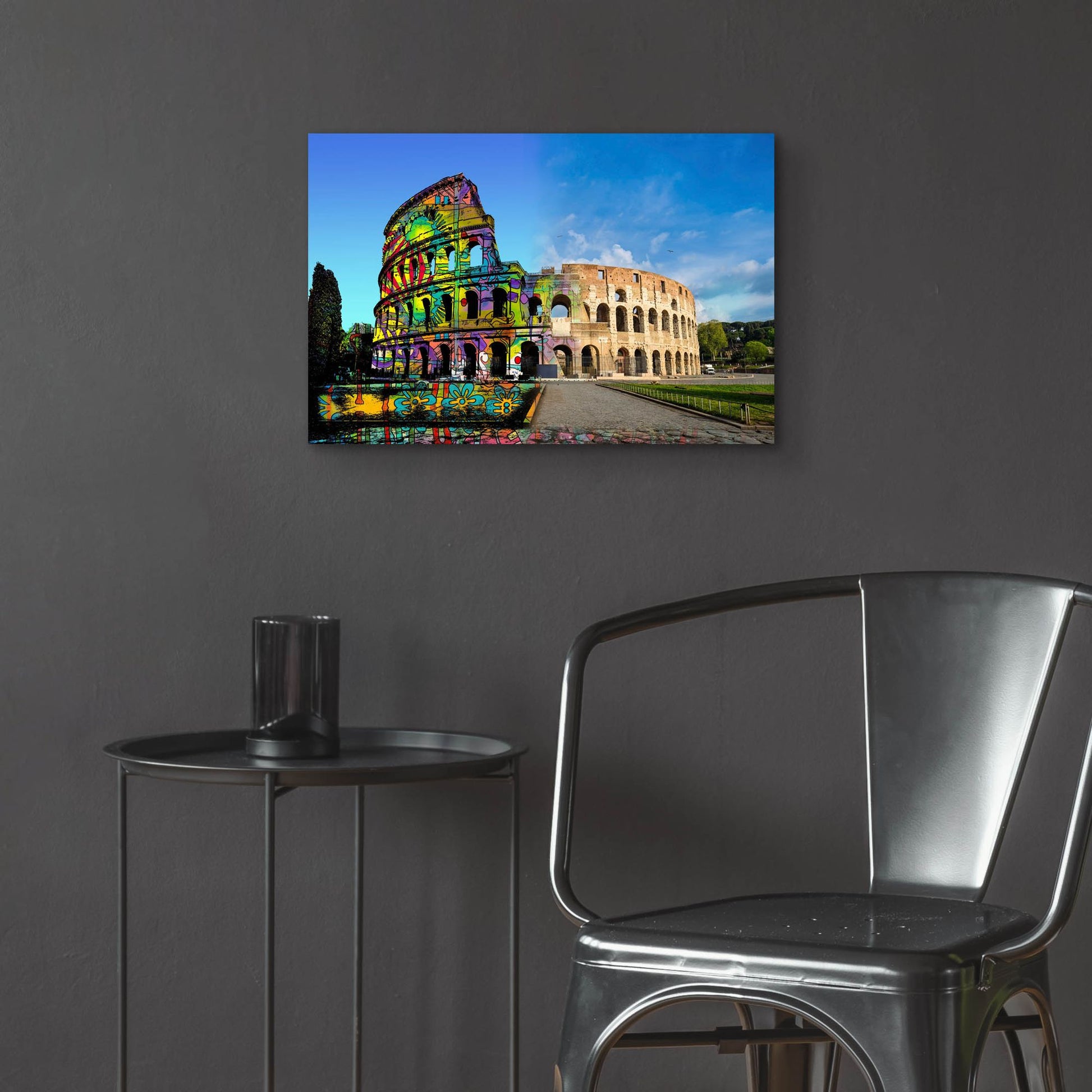 Epic Art 'Colosseum Exposed' by Dean Russo Studios, Acrylic Glass Wall Art,24x16