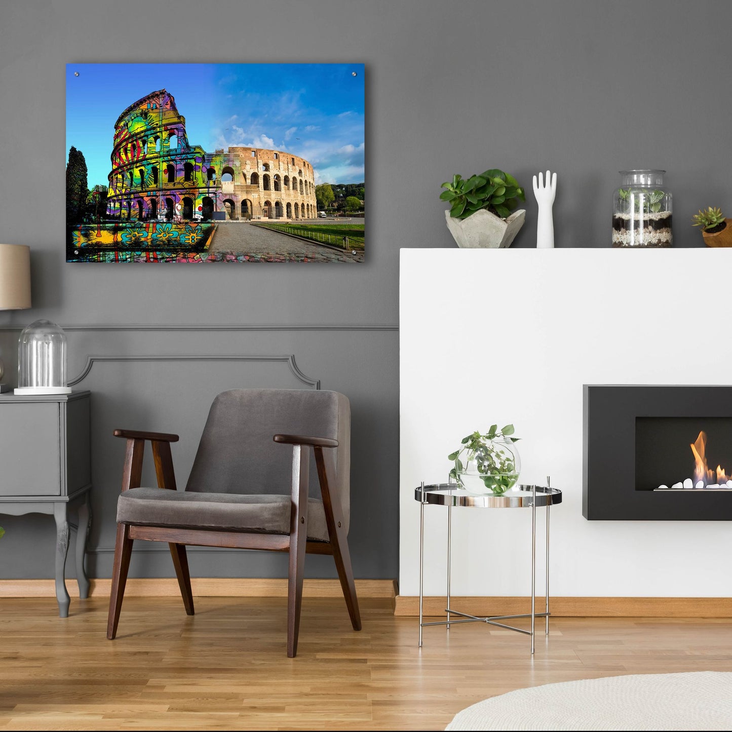 Epic Art 'Colosseum Exposed' by Dean Russo Studios, Acrylic Glass Wall Art,36x24
