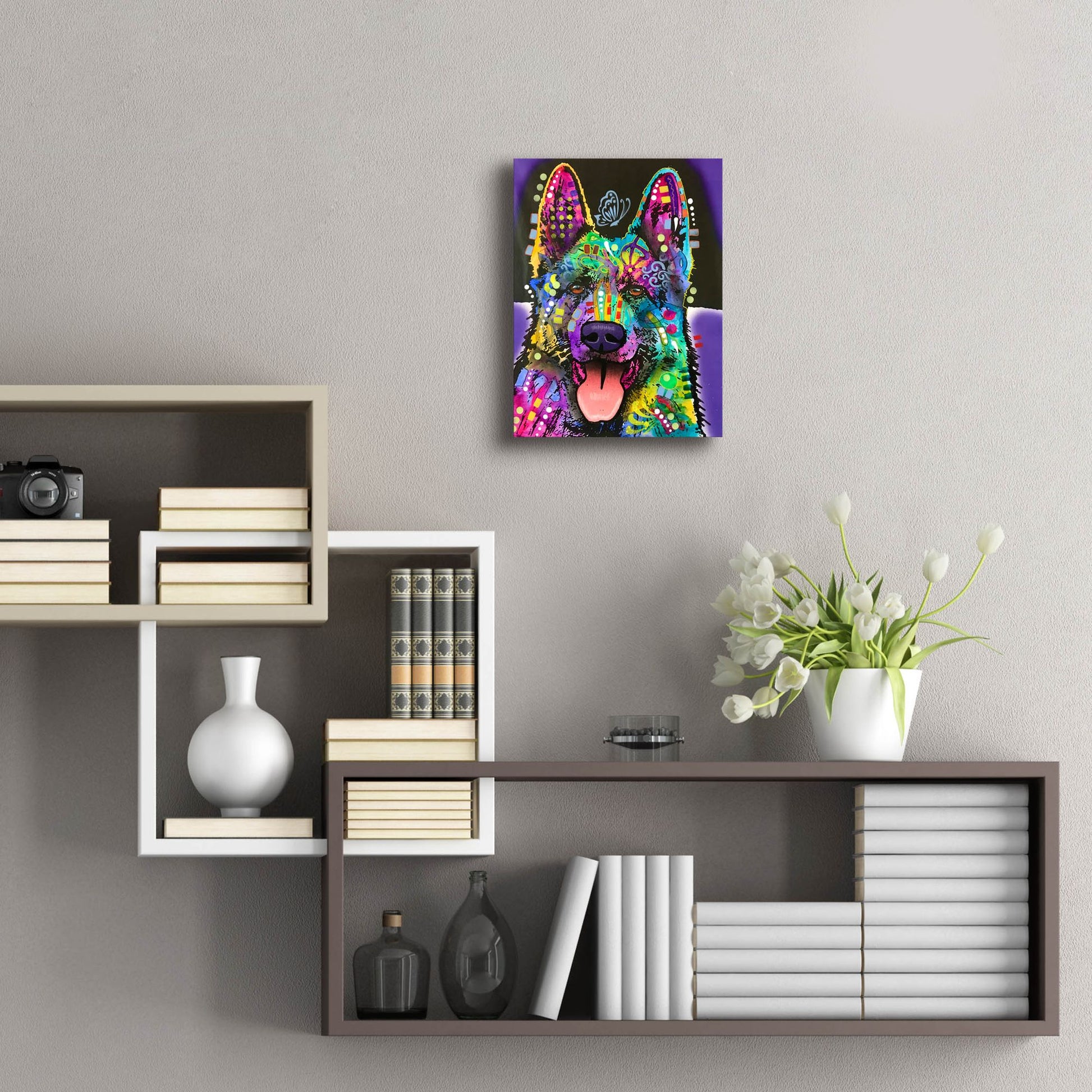 Epic Art 'Butterfly Shepherd' by Dean Russo Studios, Acrylic Glass Wall Art,12x16