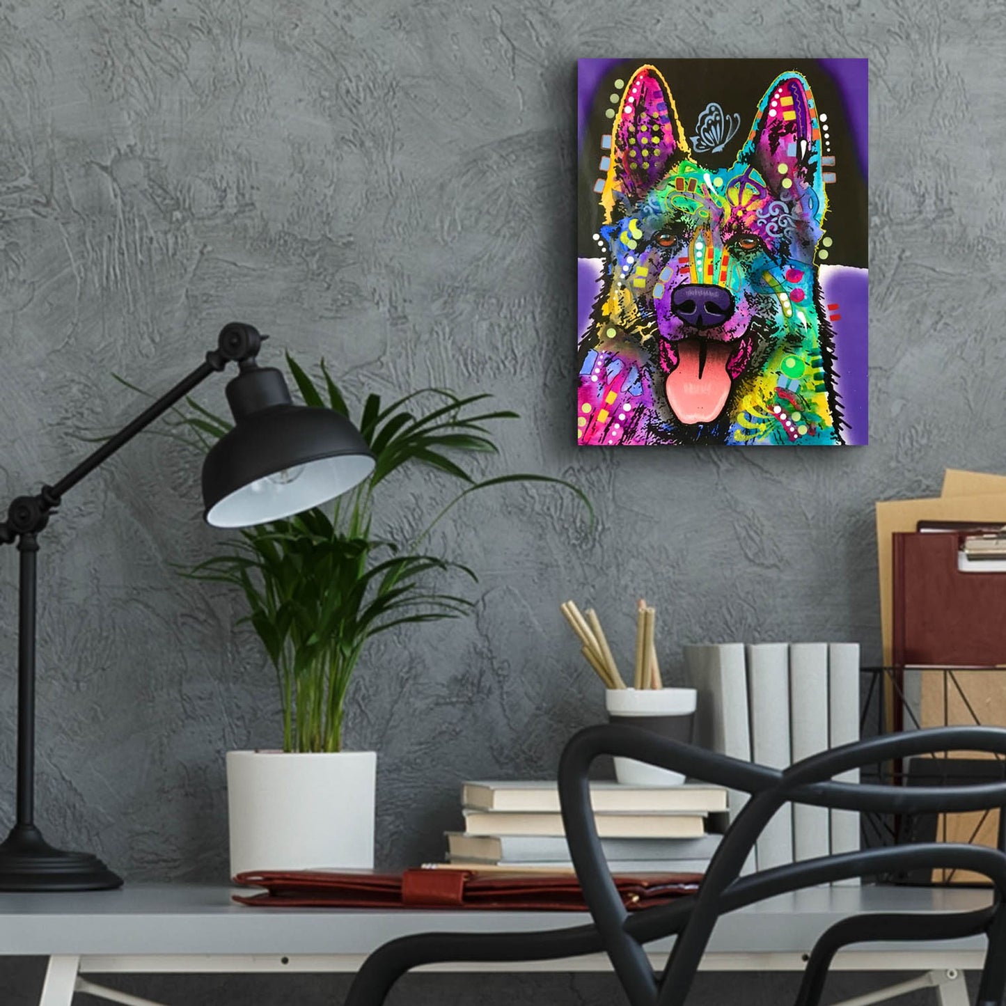 Epic Art 'Butterfly Shepherd' by Dean Russo Studios, Acrylic Glass Wall Art,12x16