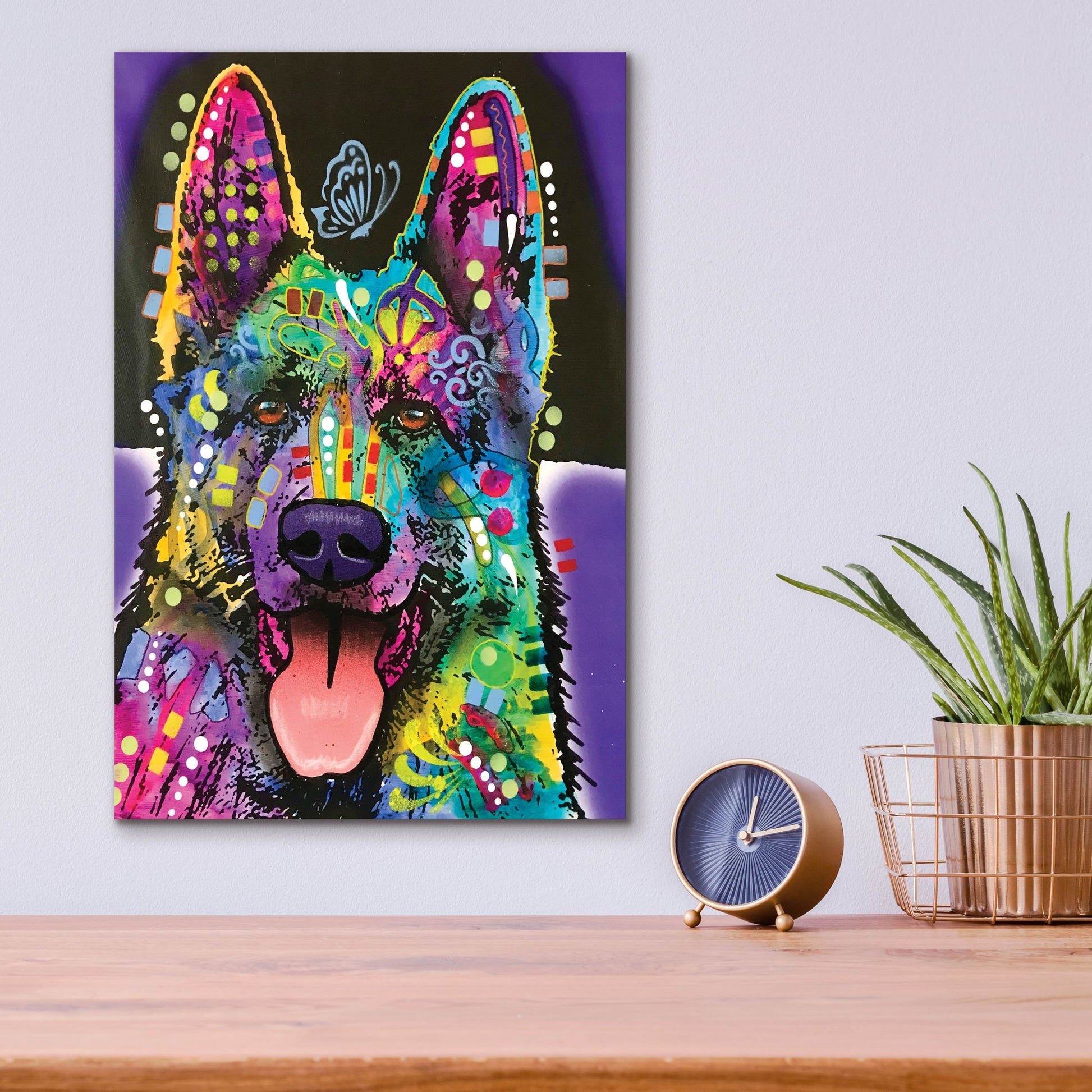 Epic Art 'Butterfly Shepherd' by Dean Russo Studios, Acrylic Glass Wall Art,12x16