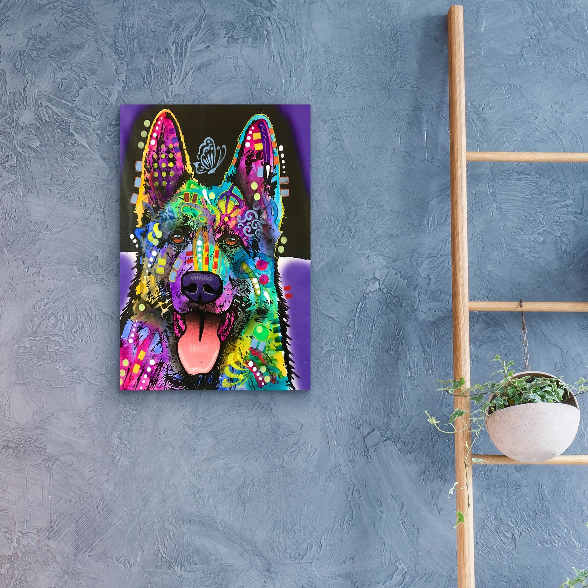 Epic Art 'Butterfly Shepherd' by Dean Russo Studios, Acrylic Glass Wall Art,16x24