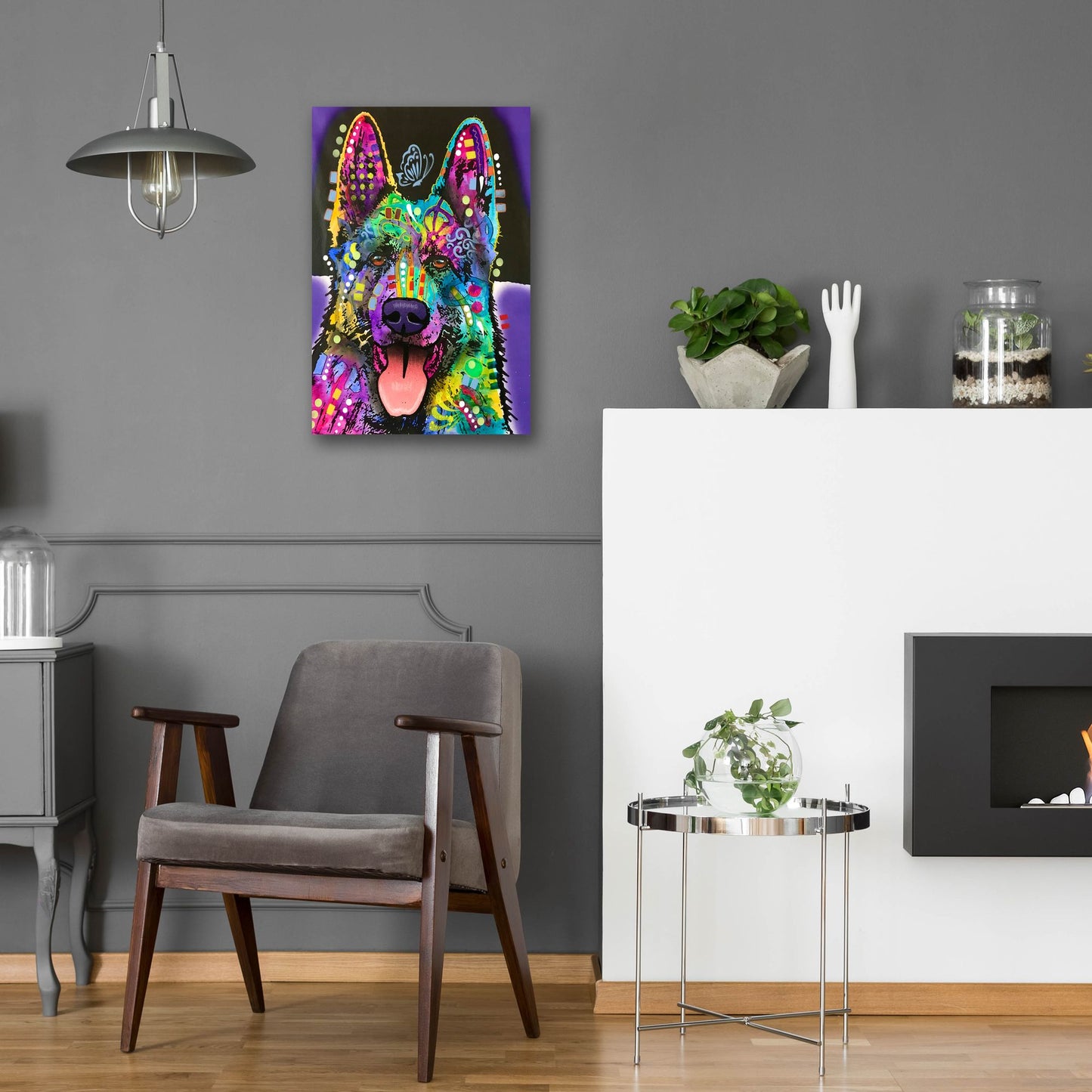 Epic Art 'Butterfly Shepherd' by Dean Russo Studios, Acrylic Glass Wall Art,16x24