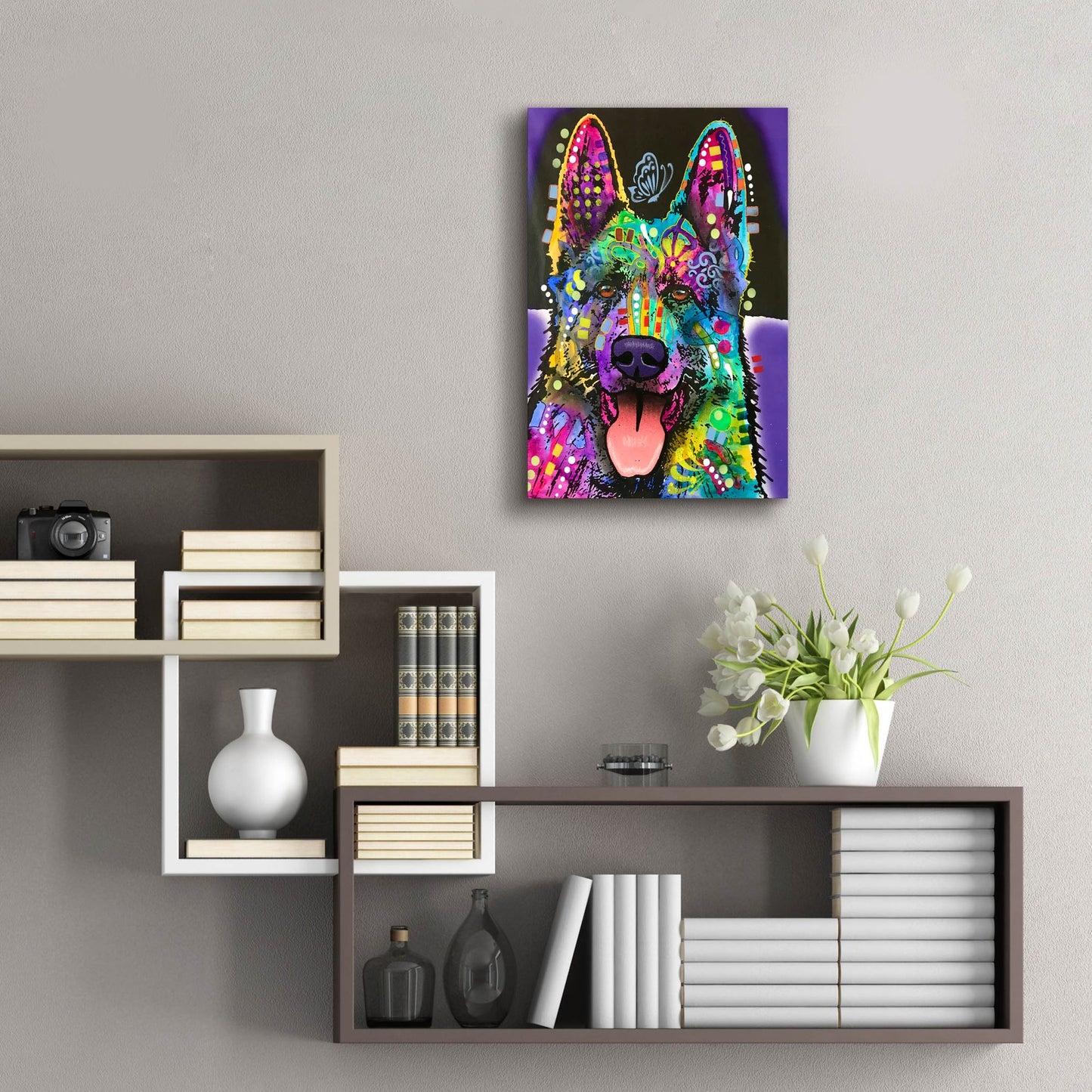 Epic Art 'Butterfly Shepherd' by Dean Russo Studios, Acrylic Glass Wall Art,16x24