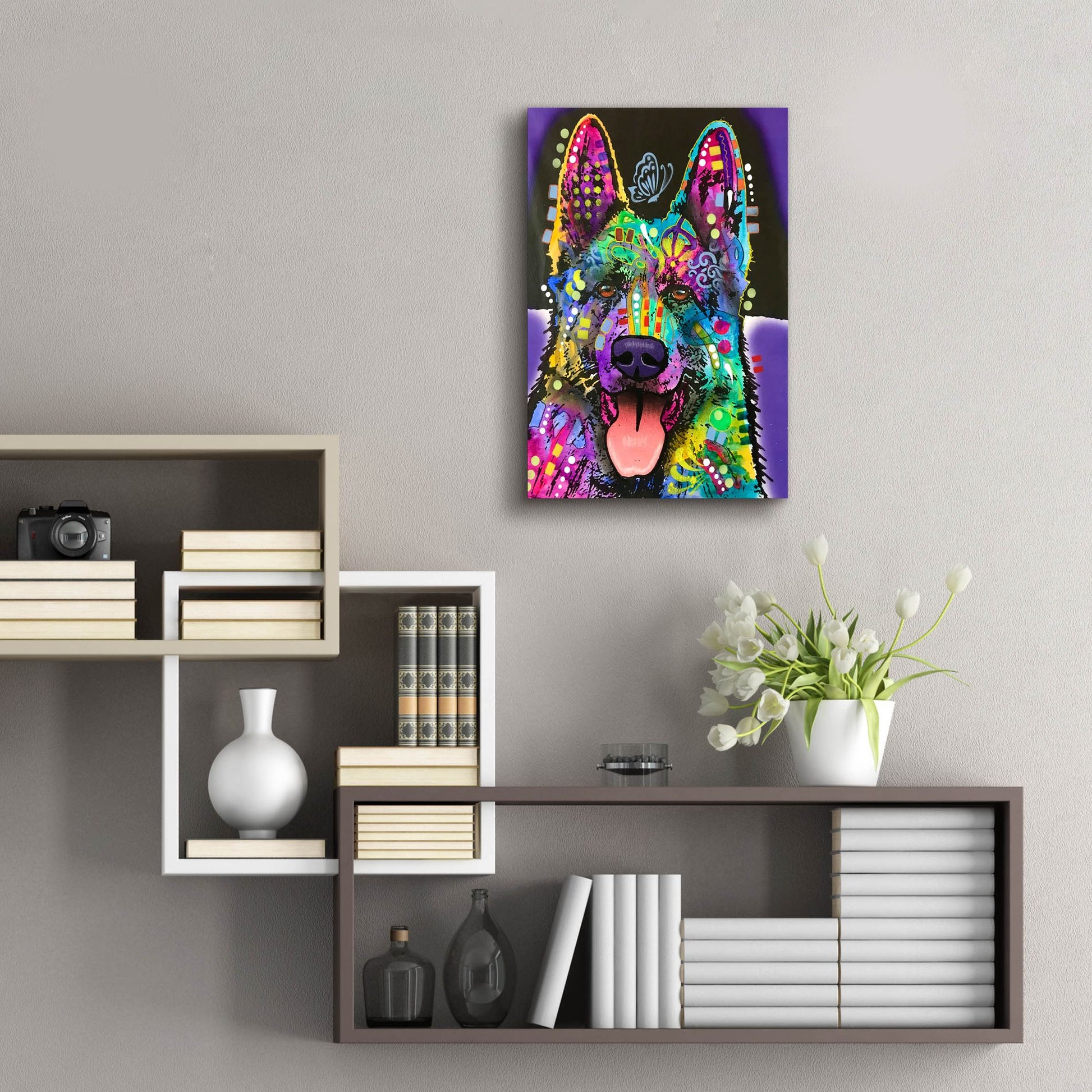 Epic Art 'Butterfly Shepherd' by Dean Russo Studios, Acrylic Glass Wall Art,16x24