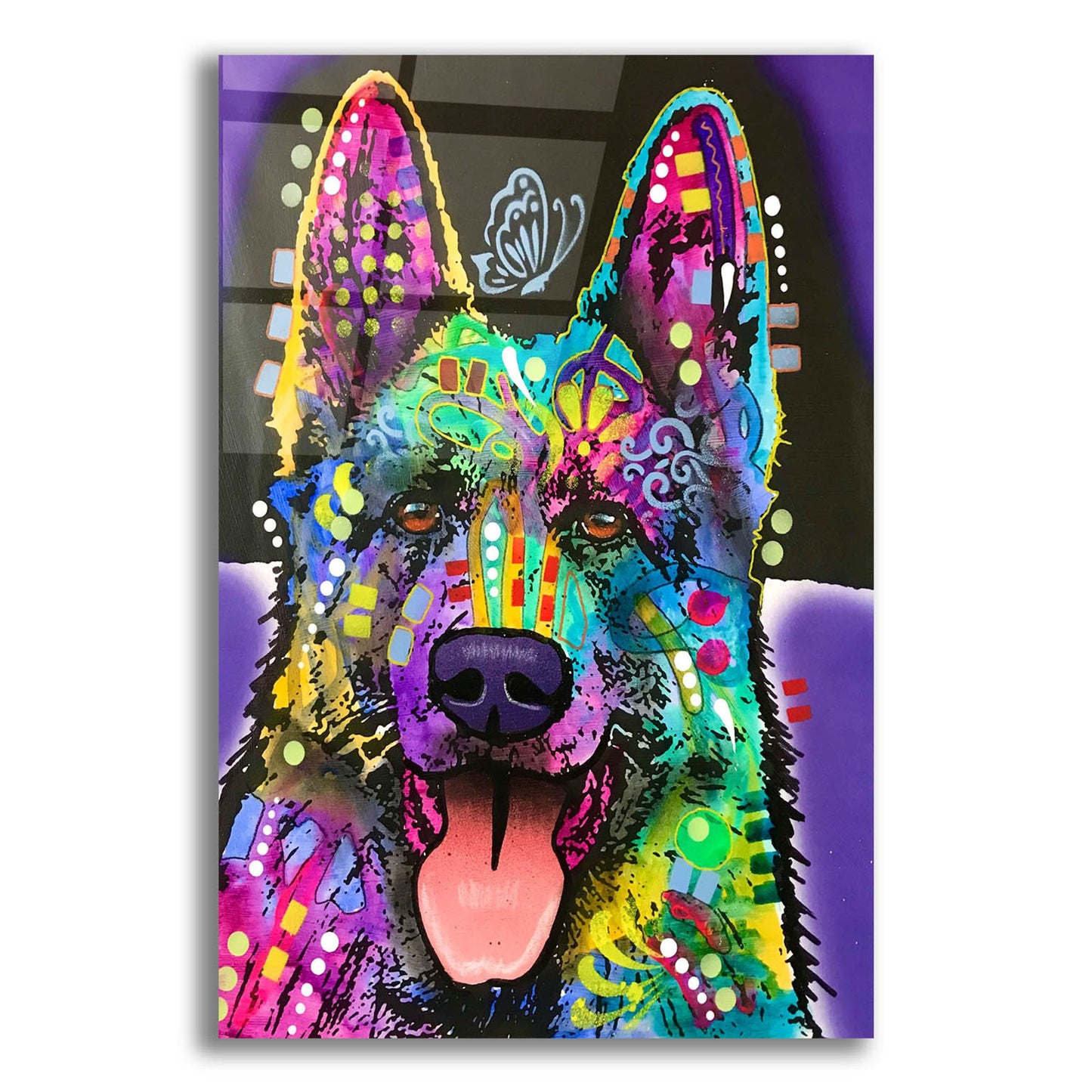 Epic Art 'Butterfly Shepherd' by Dean Russo Studios, Acrylic Glass Wall Art,16x24