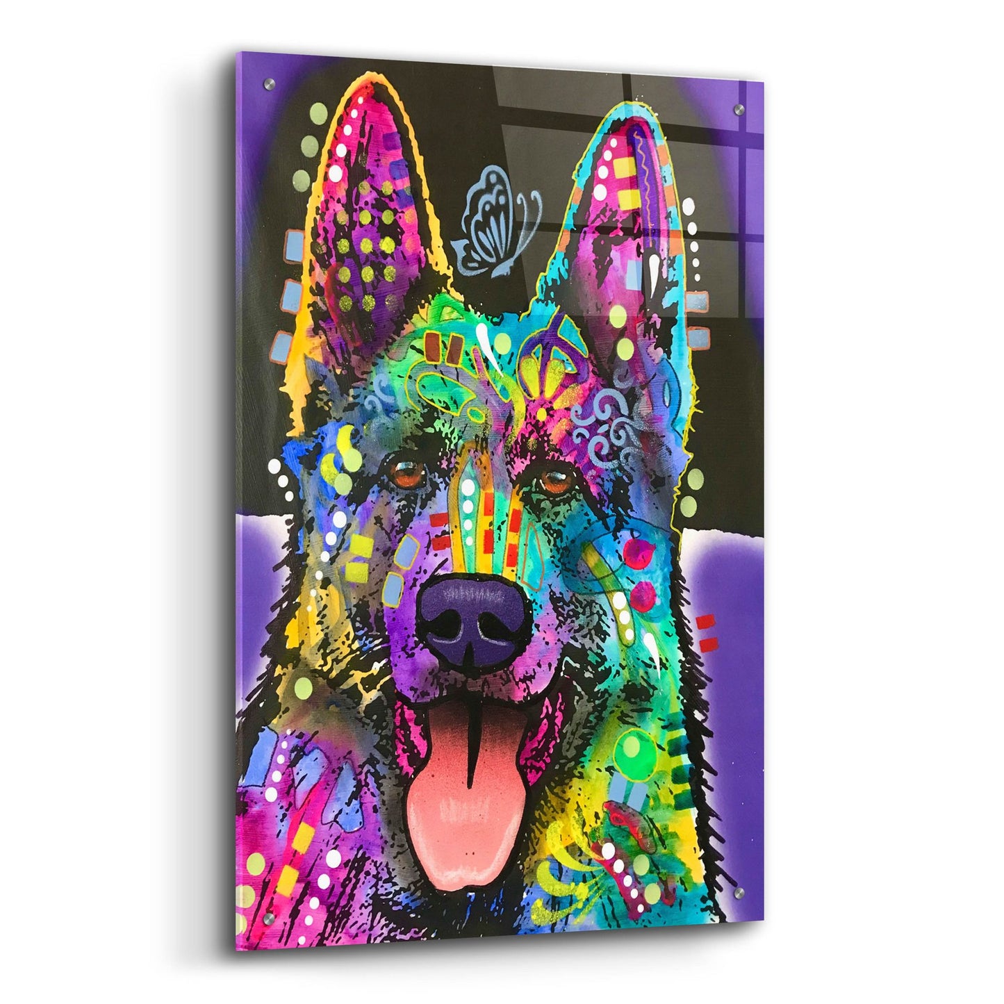 Epic Art 'Butterfly Shepherd' by Dean Russo Studios, Acrylic Glass Wall Art,24x36