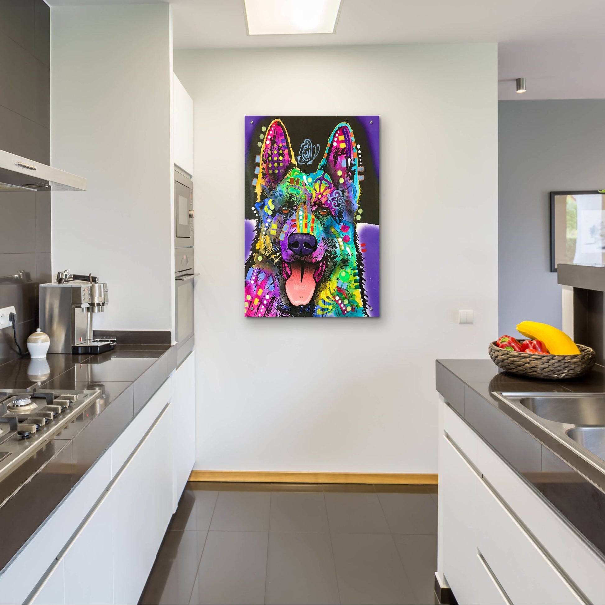Epic Art 'Butterfly Shepherd' by Dean Russo Studios, Acrylic Glass Wall Art,24x36