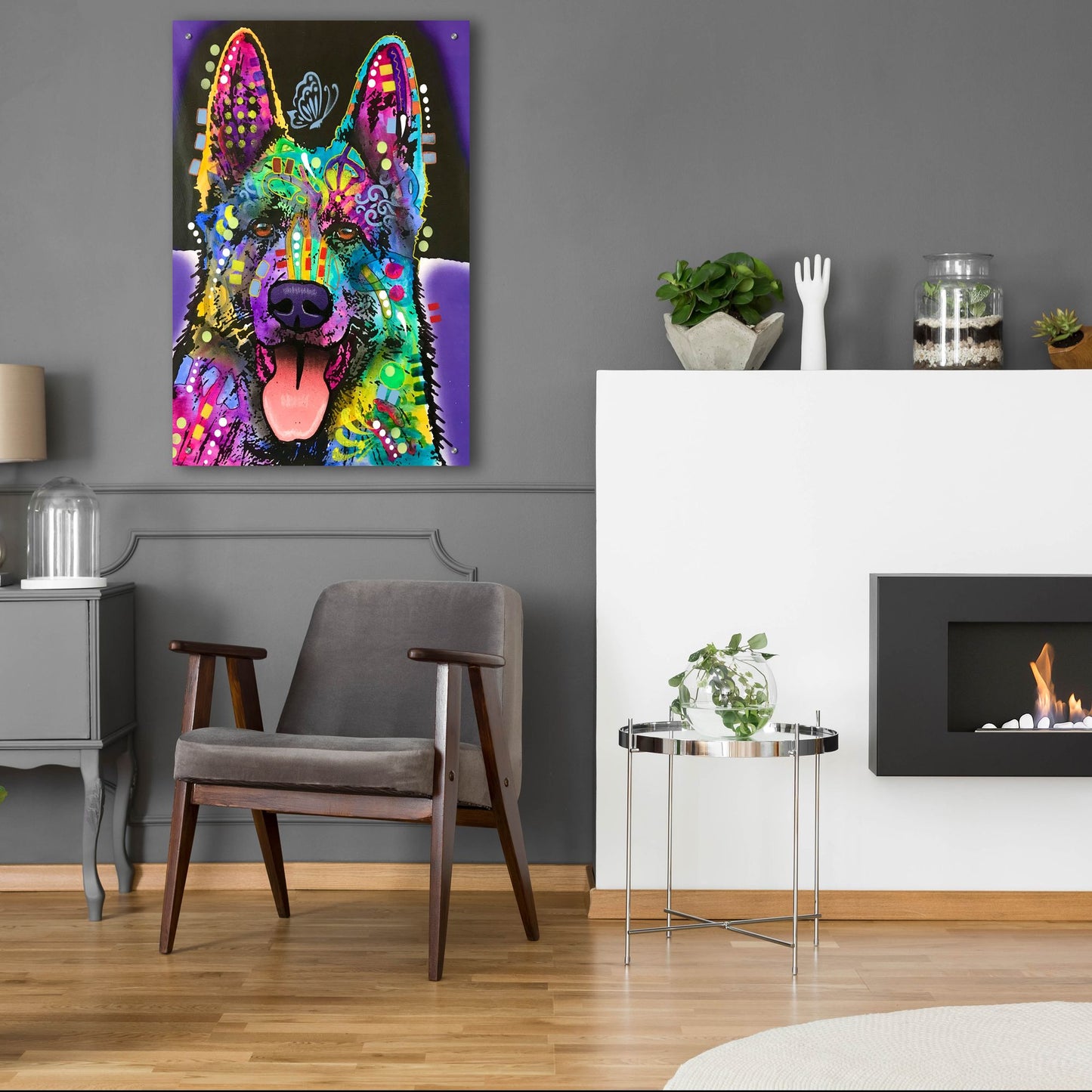 Epic Art 'Butterfly Shepherd' by Dean Russo Studios, Acrylic Glass Wall Art,24x36