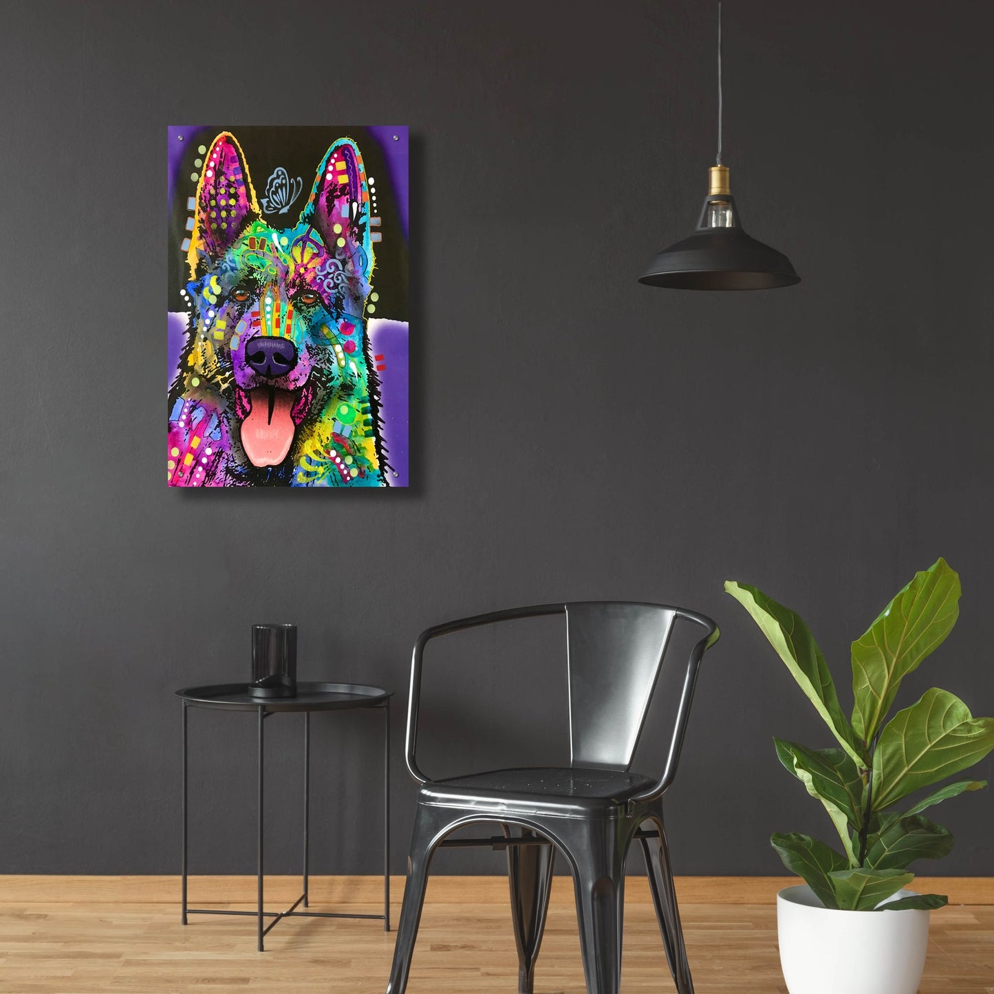 Epic Art 'Butterfly Shepherd' by Dean Russo Studios, Acrylic Glass Wall Art,24x36