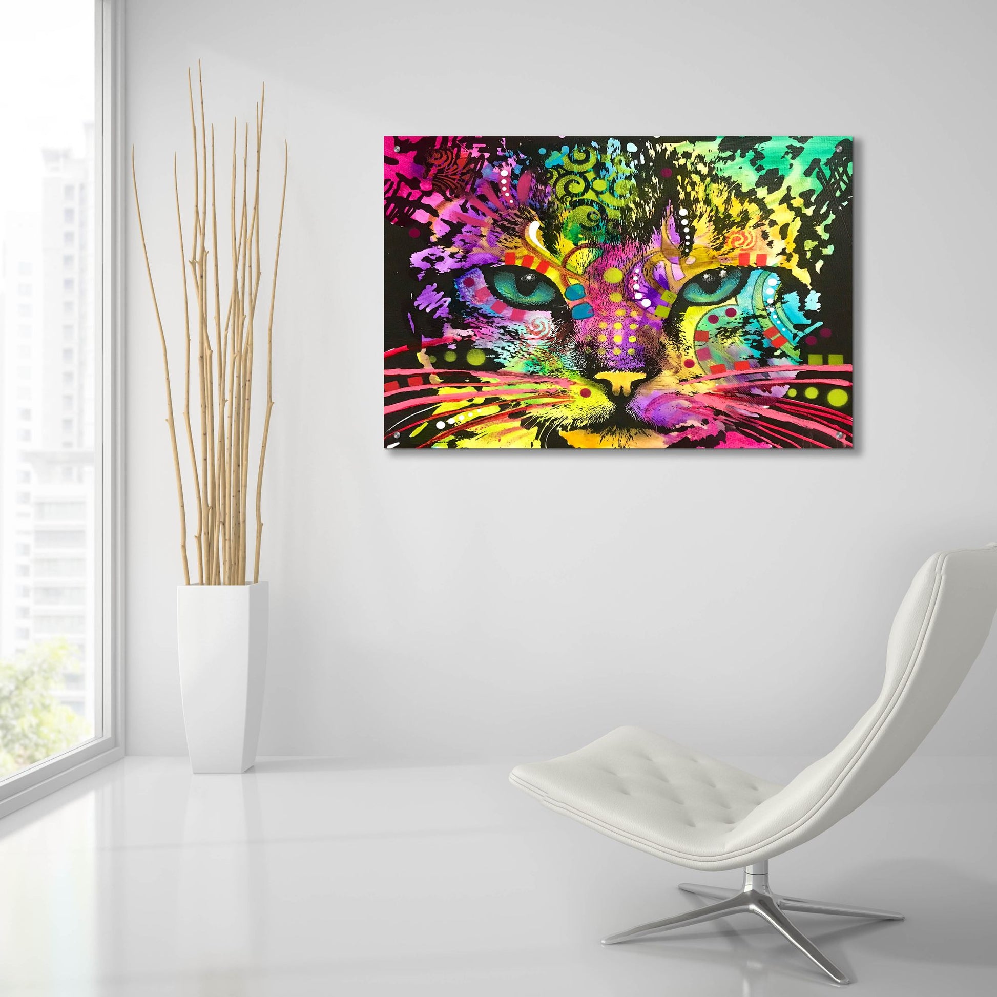 Epic Art 'Don't Look Away' by Dean Russo Studios, Acrylic Glass Wall Art,36x24