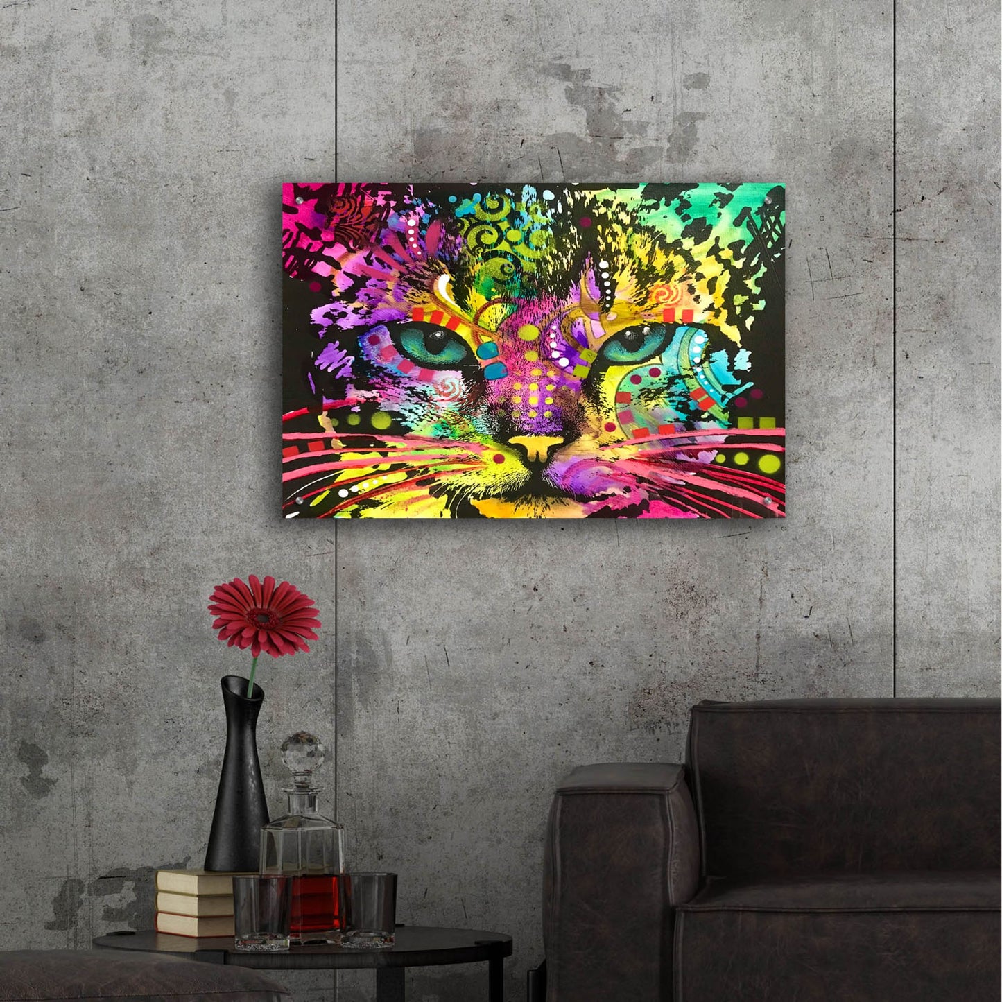 Epic Art 'Don't Look Away' by Dean Russo Studios, Acrylic Glass Wall Art,36x24