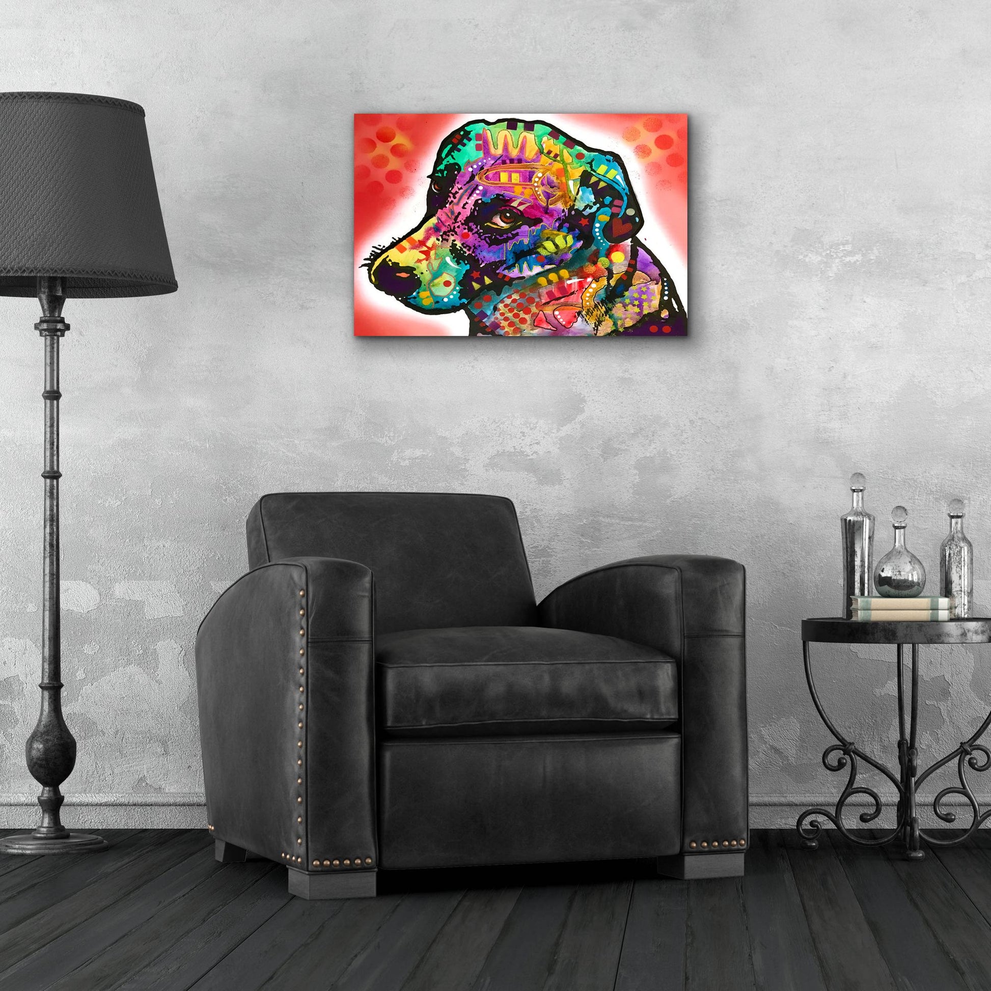 Epic Art 'Dont Talk' by Dean Russo Studios, Acrylic Glass Wall Art,24x16