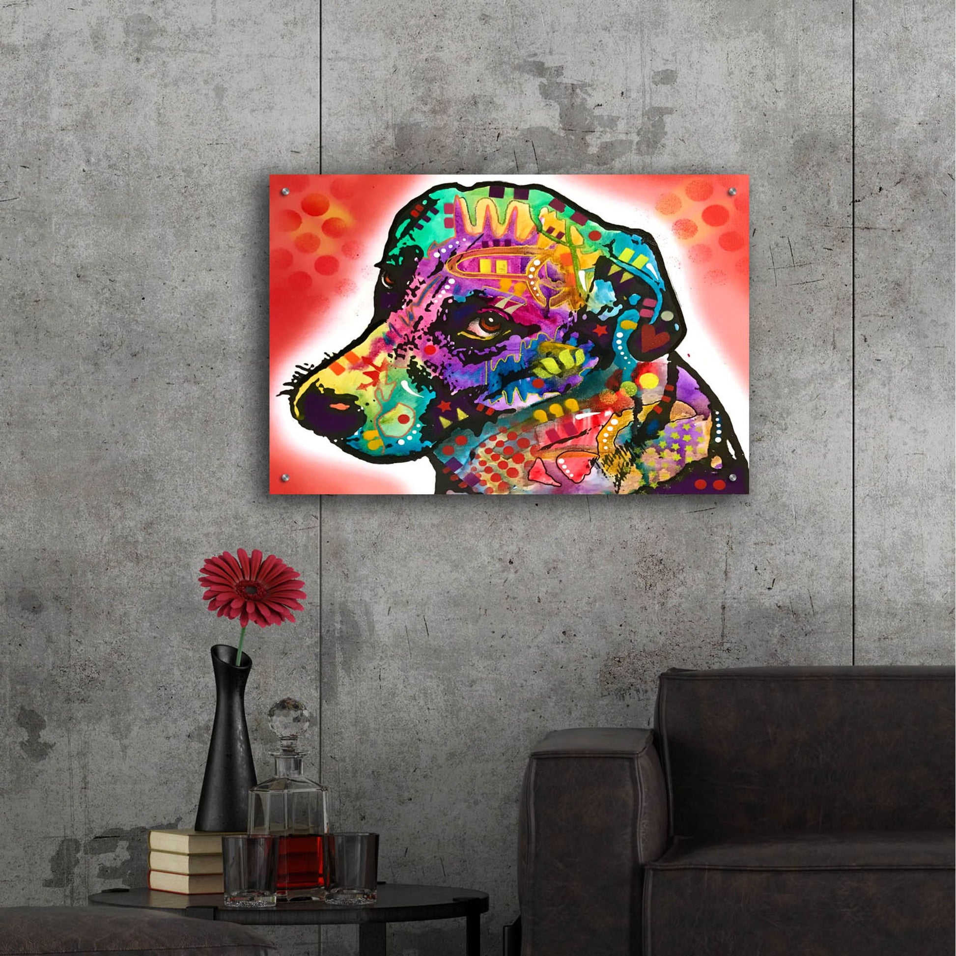 Epic Art 'Dont Talk' by Dean Russo Studios, Acrylic Glass Wall Art,36x24