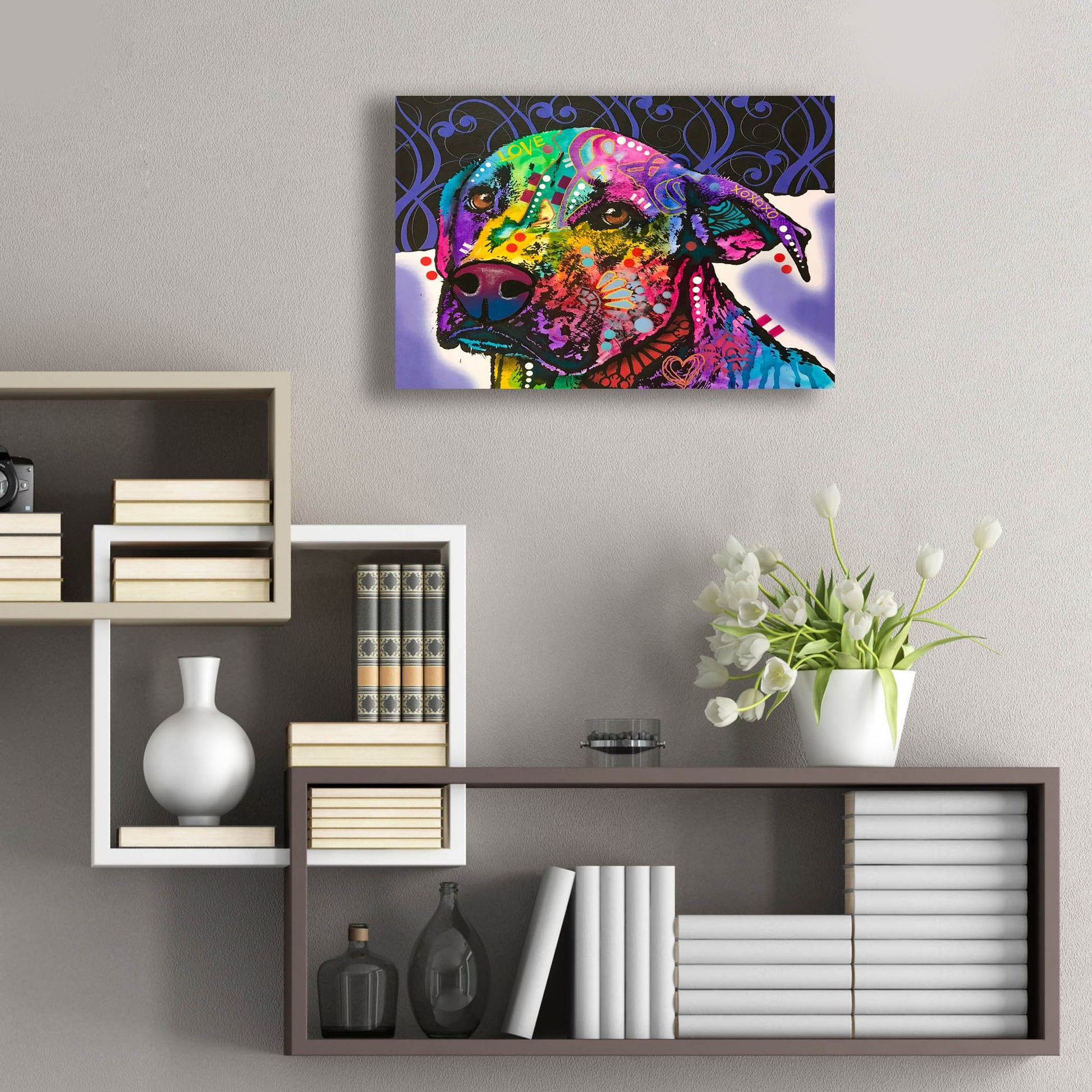 Epic Art 'Expression' by Dean Russo Studios, Acrylic Glass Wall Art,24x16