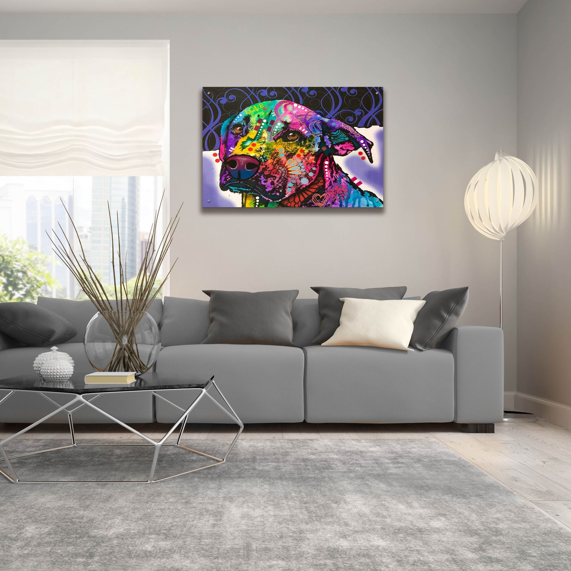 Epic Art 'Expression' by Dean Russo Studios, Acrylic Glass Wall Art,36x24