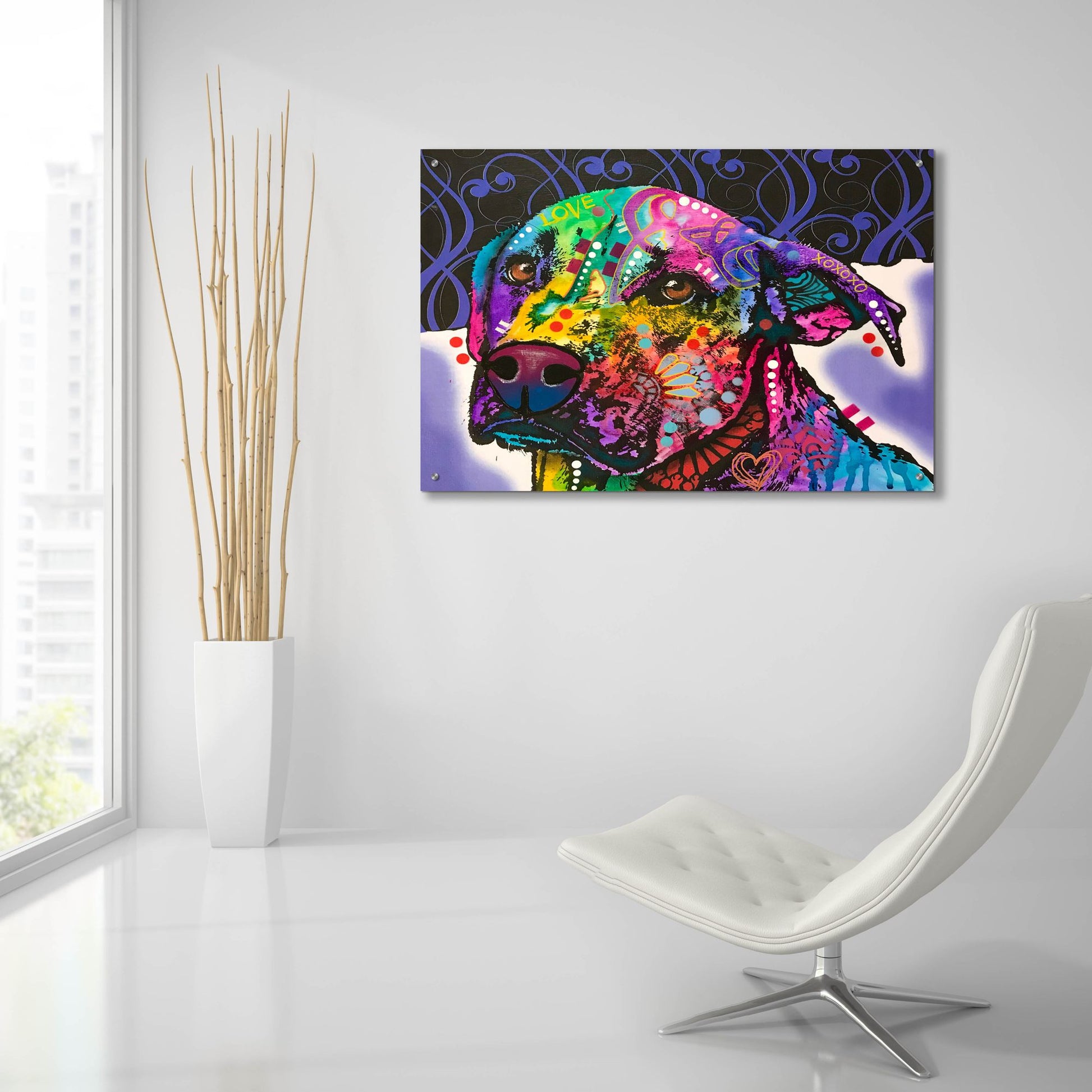 Epic Art 'Expression' by Dean Russo Studios, Acrylic Glass Wall Art,36x24