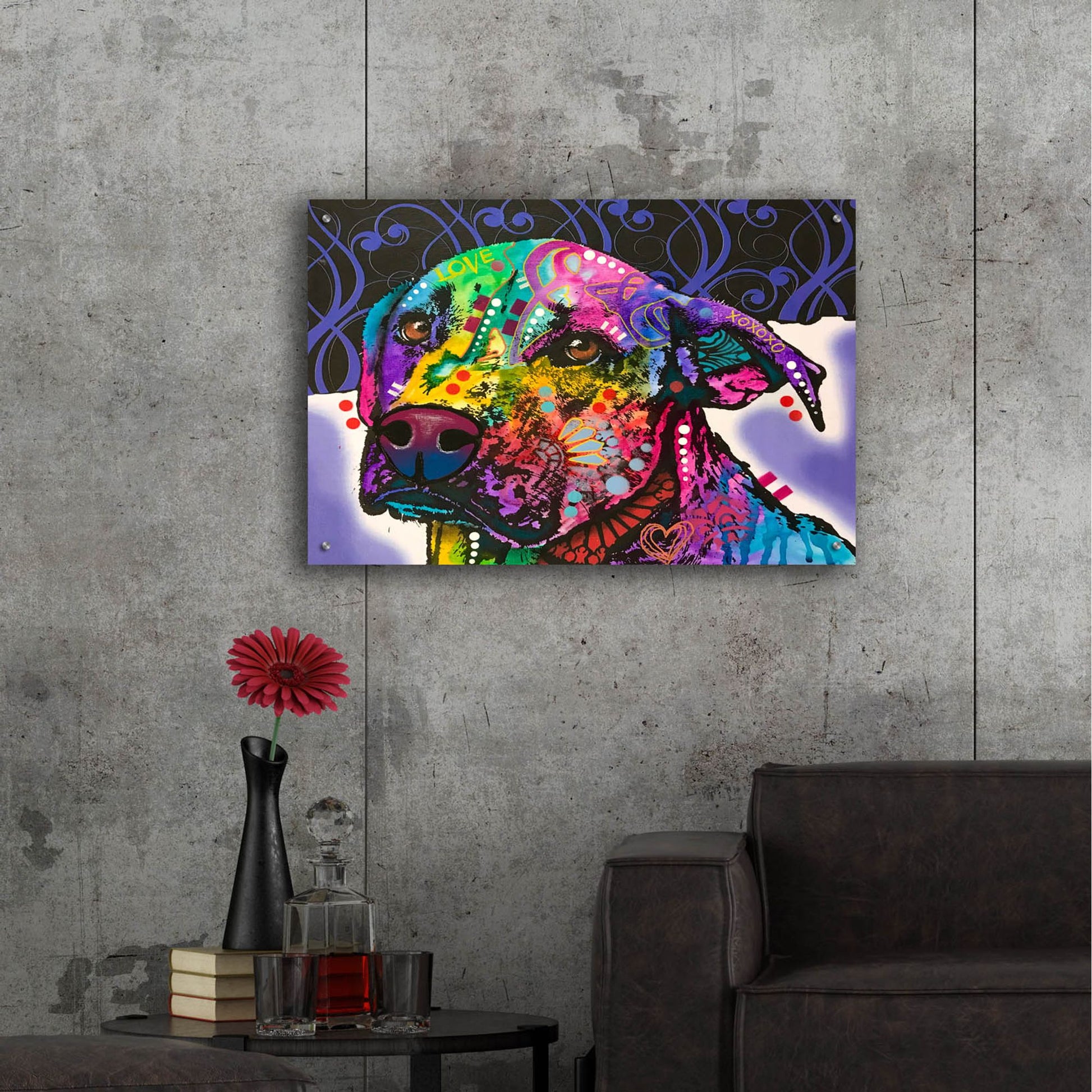 Epic Art 'Expression' by Dean Russo Studios, Acrylic Glass Wall Art,36x24