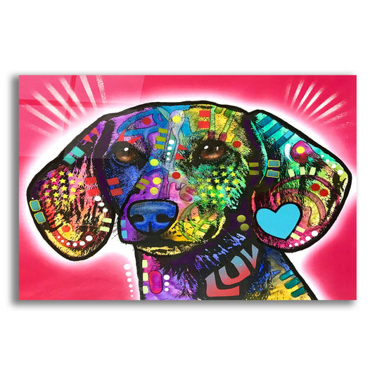 Epic Art 'Luv Doxie' by Dean Russo Studios, Acrylic Glass Wall Art