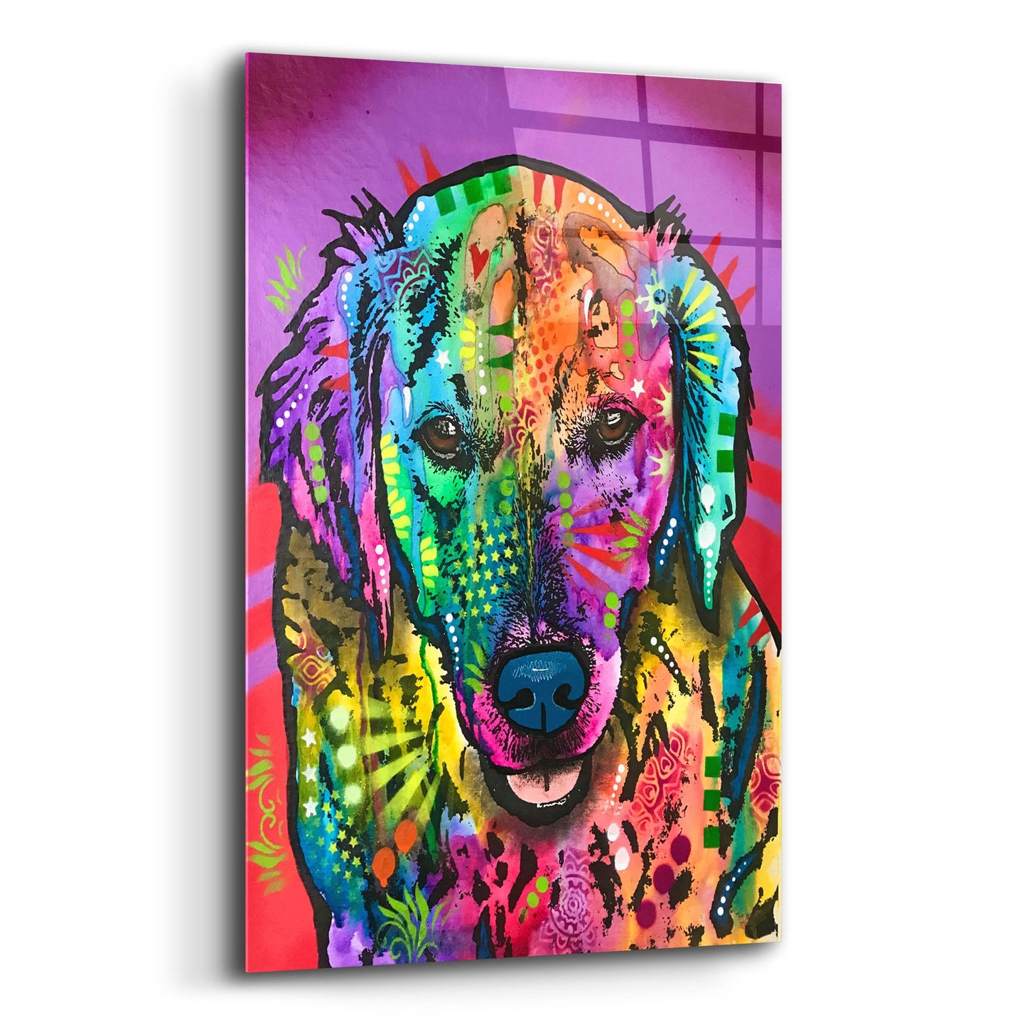 Epic Art 'Luvin Retriever' by Dean Russo Studios, Acrylic Glass Wall Art,16x24