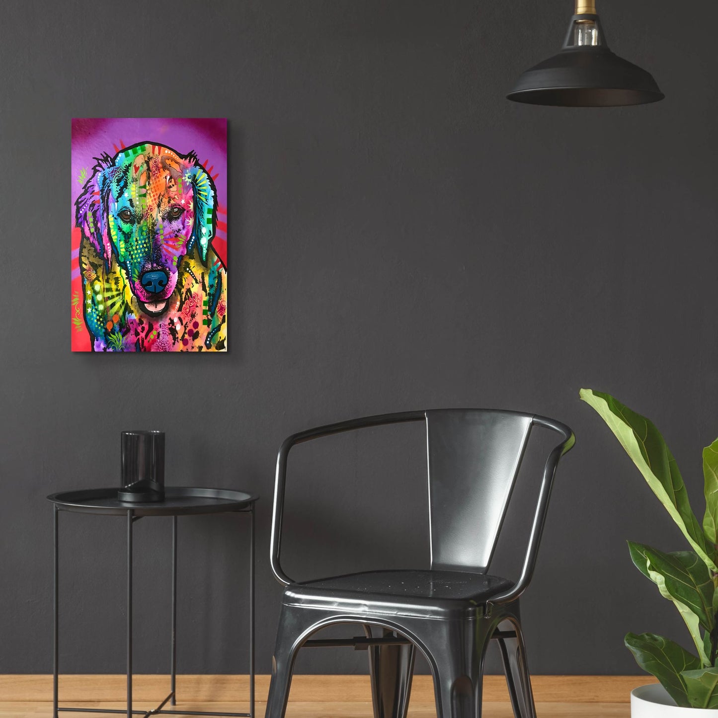 Epic Art 'Luvin Retriever' by Dean Russo Studios, Acrylic Glass Wall Art,16x24