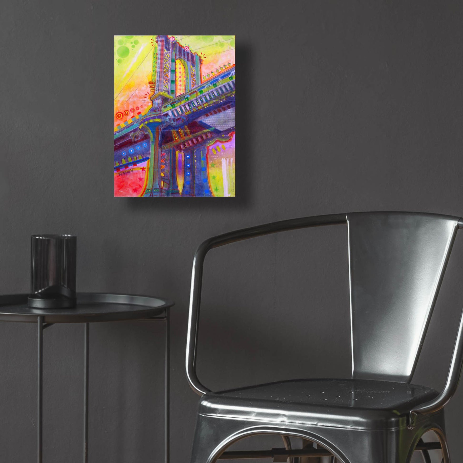 Epic Art 'Manhattan Bridge' by Dean Russo Studios, Acrylic Glass Wall Art,12x16