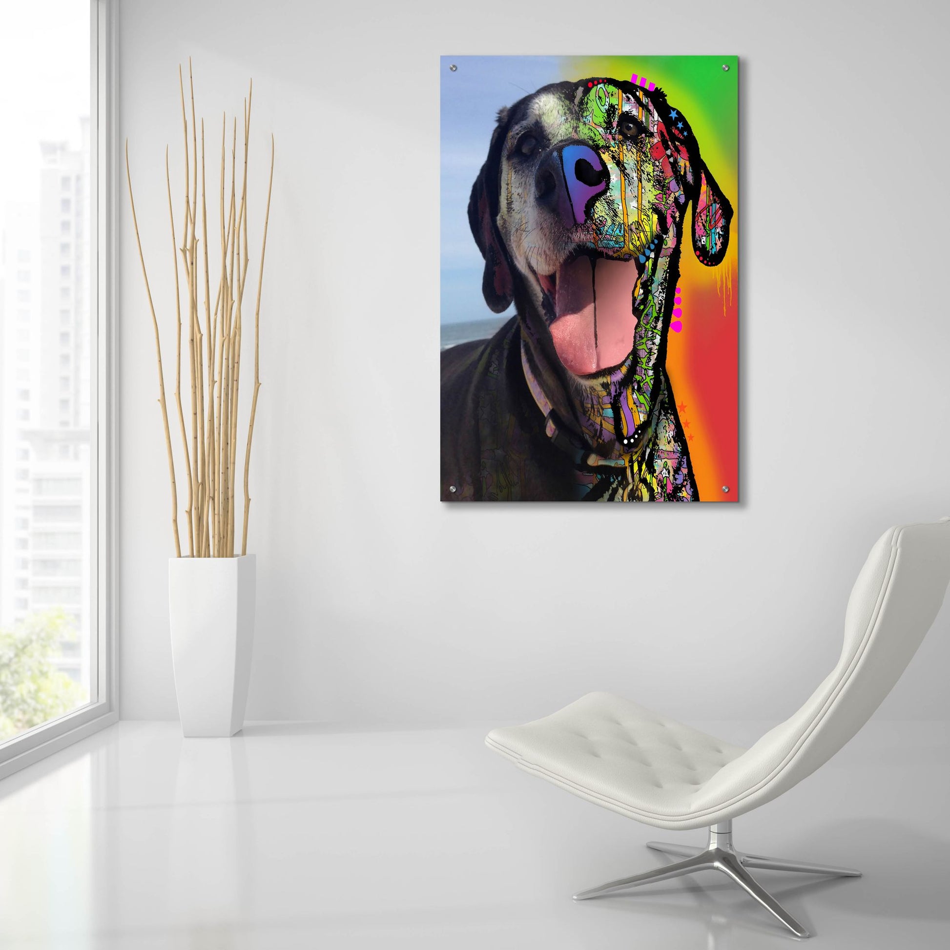 Epic Art 'Michelle King_Harley Lane' by Dean Russo Studios, Acrylic Glass Wall Art,24x36