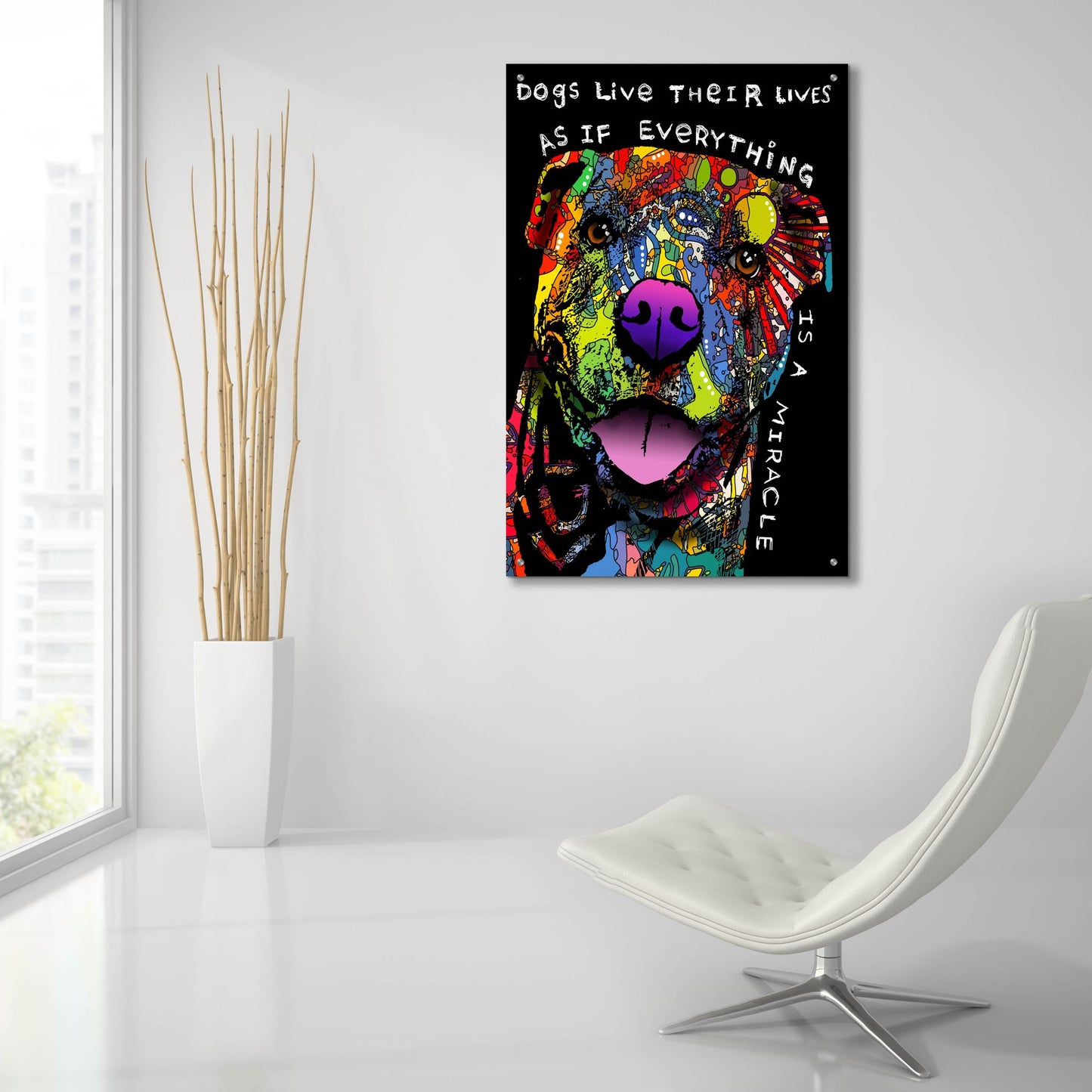 Epic Art 'Miracle' by Dean Russo Studios, Acrylic Glass Wall Art,24x36