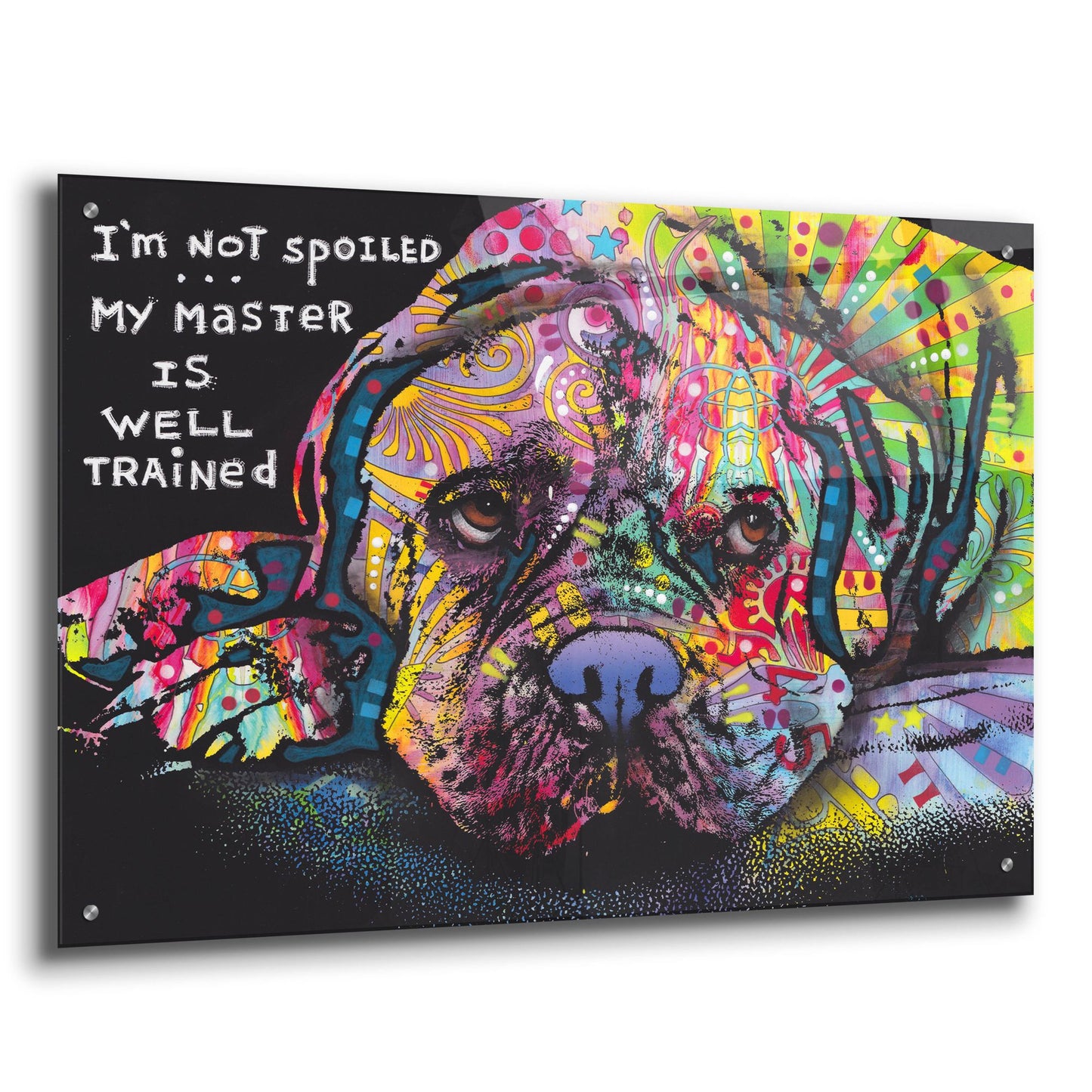 Epic Art 'Not Spoiled' by Dean Russo Studios, Acrylic Glass Wall Art,36x24