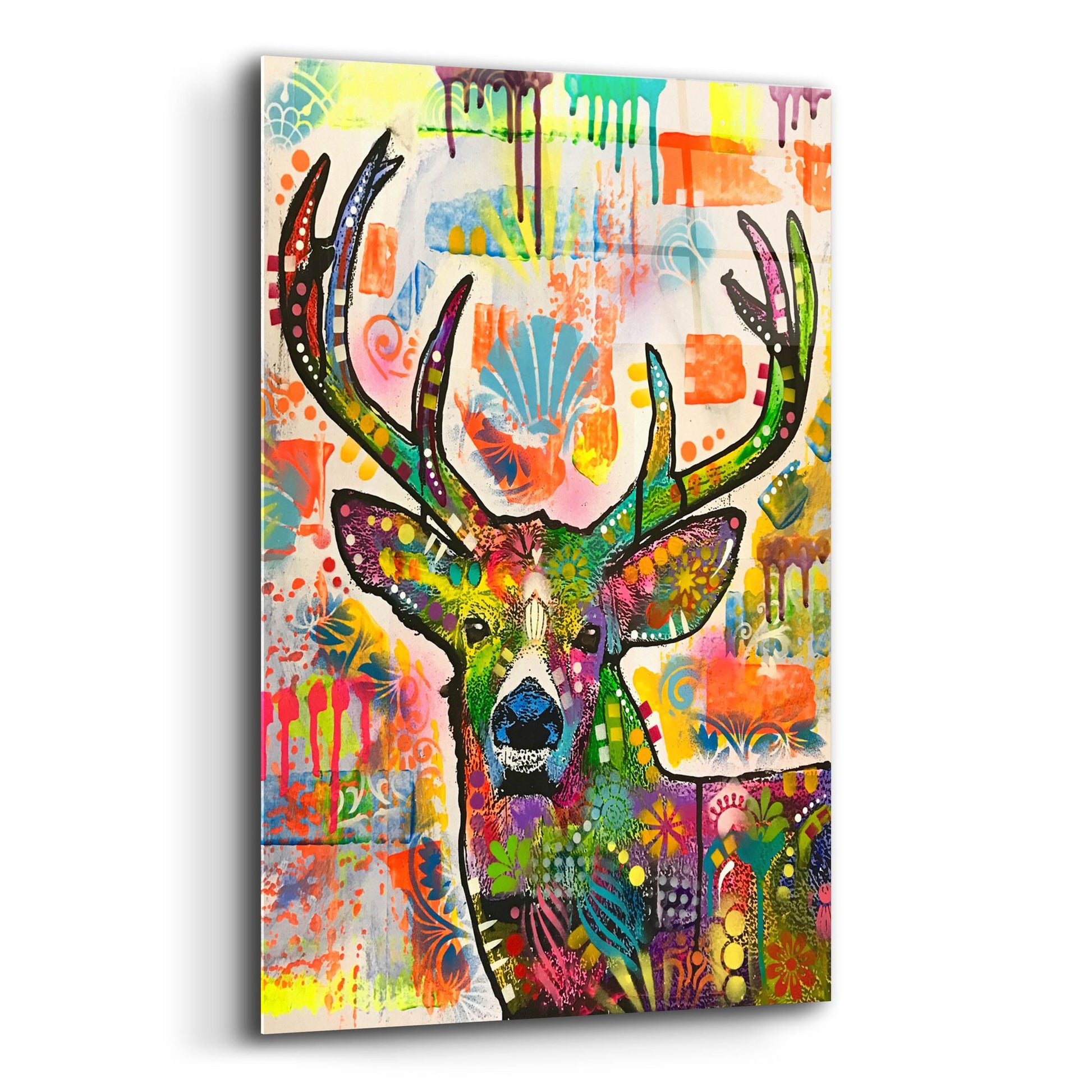 Epic Art 'Patch Buck' by Dean Russo Studios, Acrylic Glass Wall Art,12x16