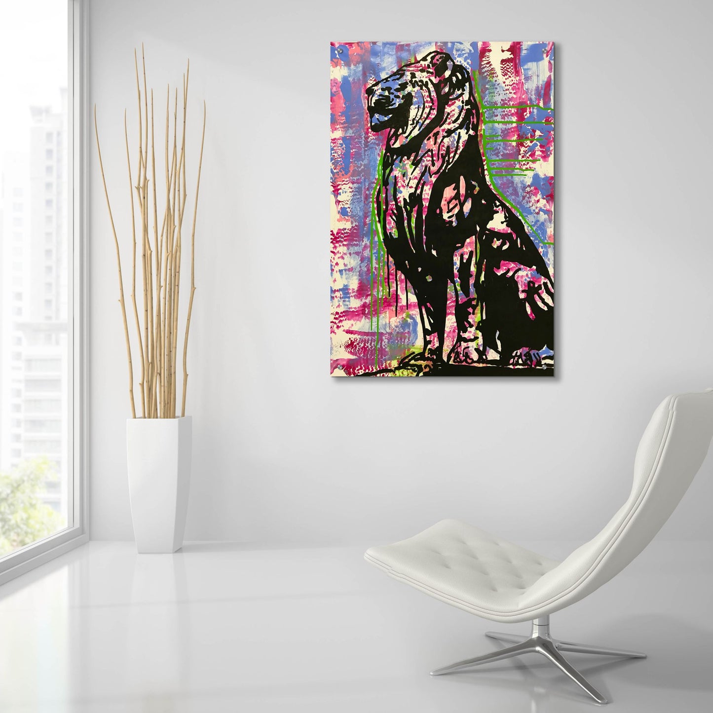 Epic Art 'Regal' by Dean Russo Studios, Acrylic Glass Wall Art,24x36