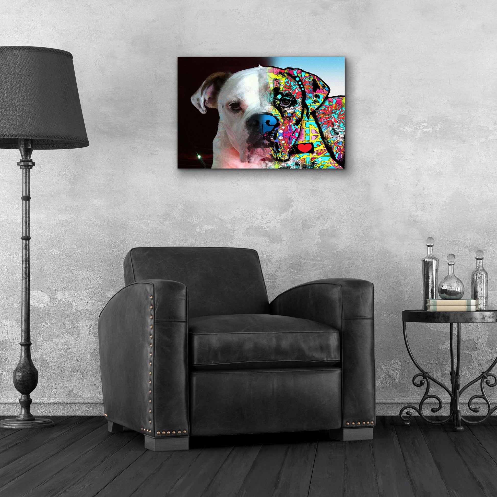 Epic Art 'Staci_Tank' by Dean Russo Studios, Acrylic Glass Wall Art,24x16