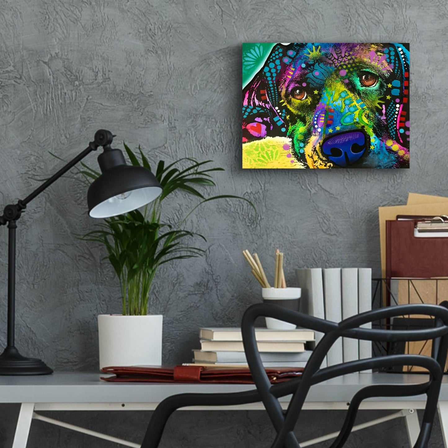 Epic Art 'That Happy Place' by Dean Russo Studios, Acrylic Glass Wall Art,16x12