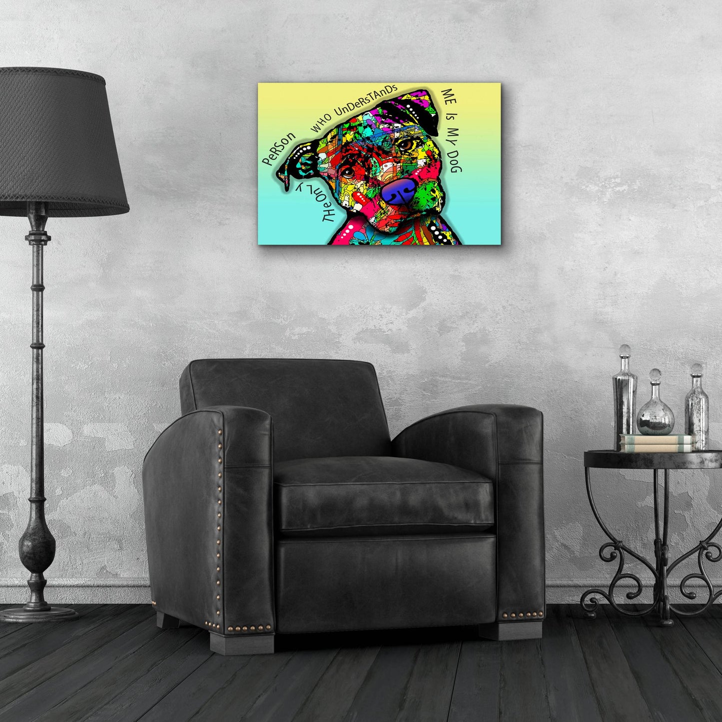 Epic Art 'The Only Person' by Dean Russo Studios, Acrylic Glass Wall Art,24x16