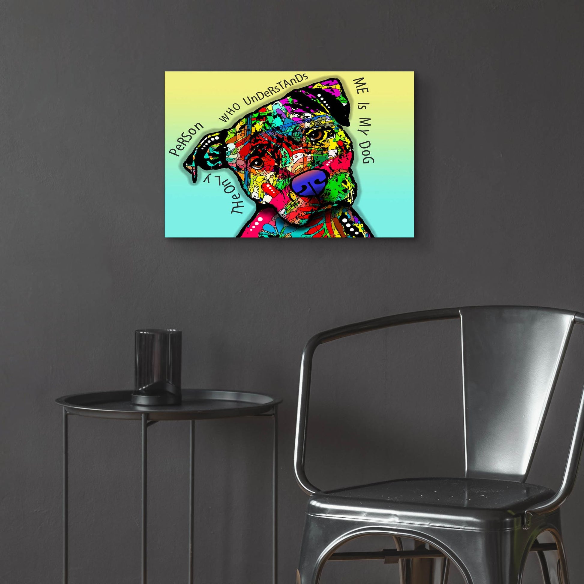 Epic Art 'The Only Person' by Dean Russo Studios, Acrylic Glass Wall Art,24x16