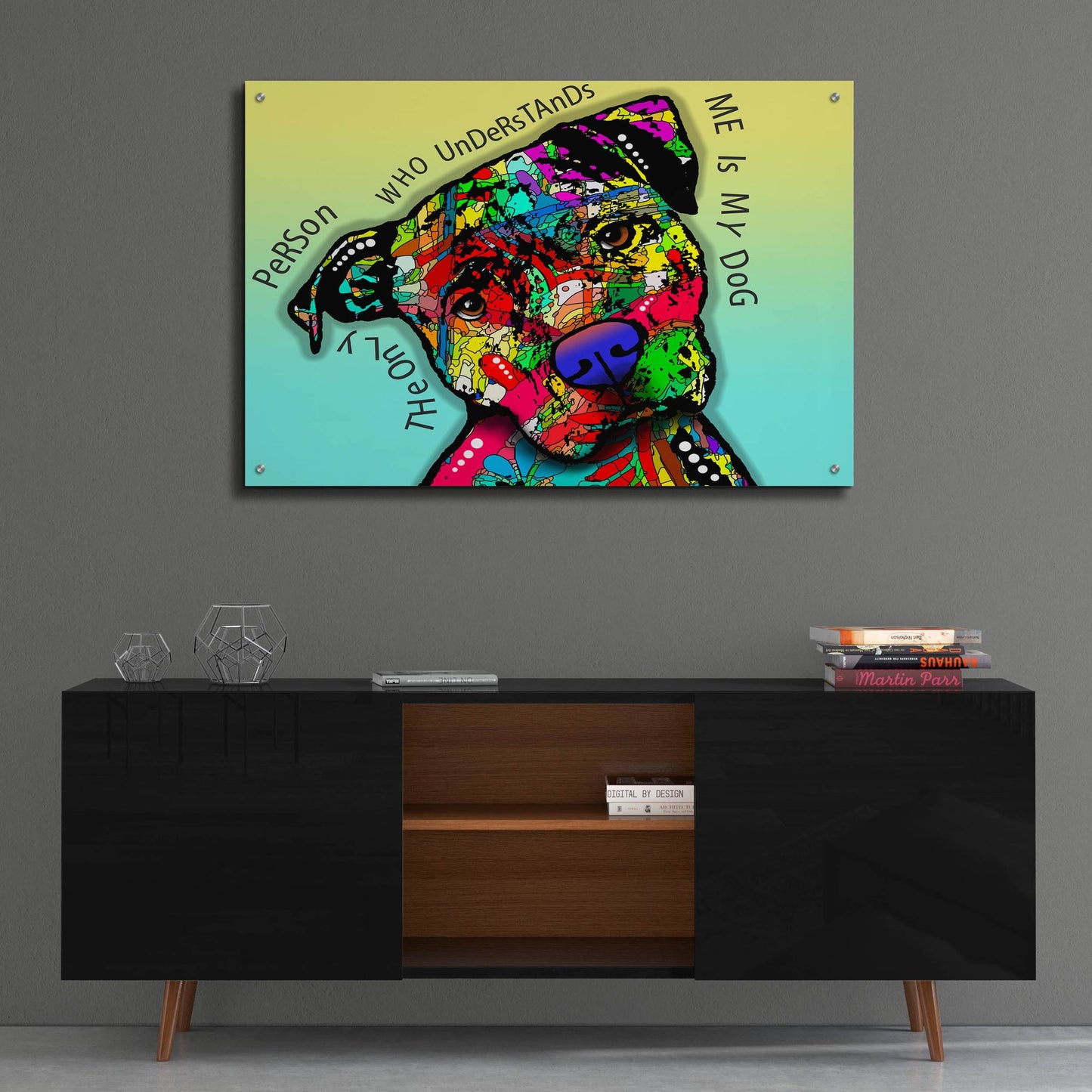 Epic Art 'The Only Person' by Dean Russo Studios, Acrylic Glass Wall Art,36x24