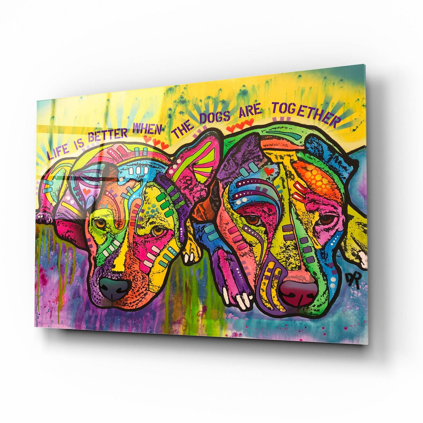 Epic Art 'Together' by Dean Russo Studios, Acrylic Glass Wall Art,16x12