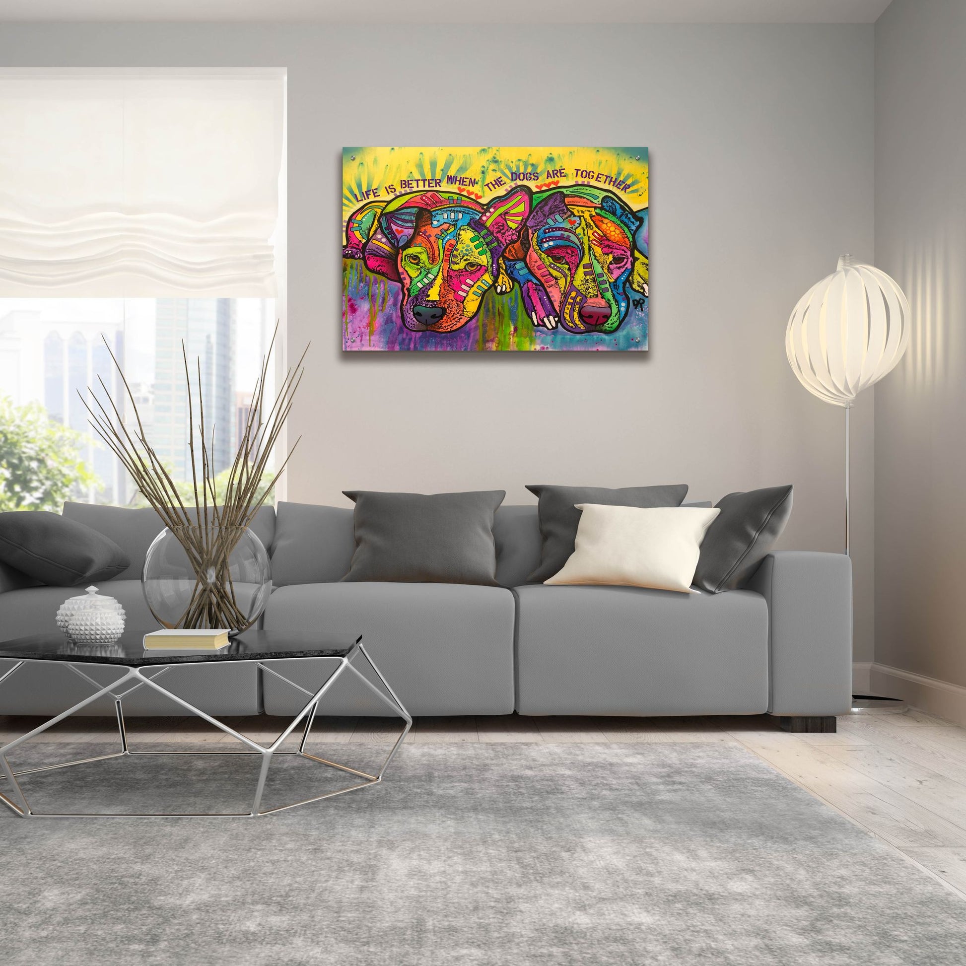 Epic Art 'Together' by Dean Russo Studios, Acrylic Glass Wall Art,36x24