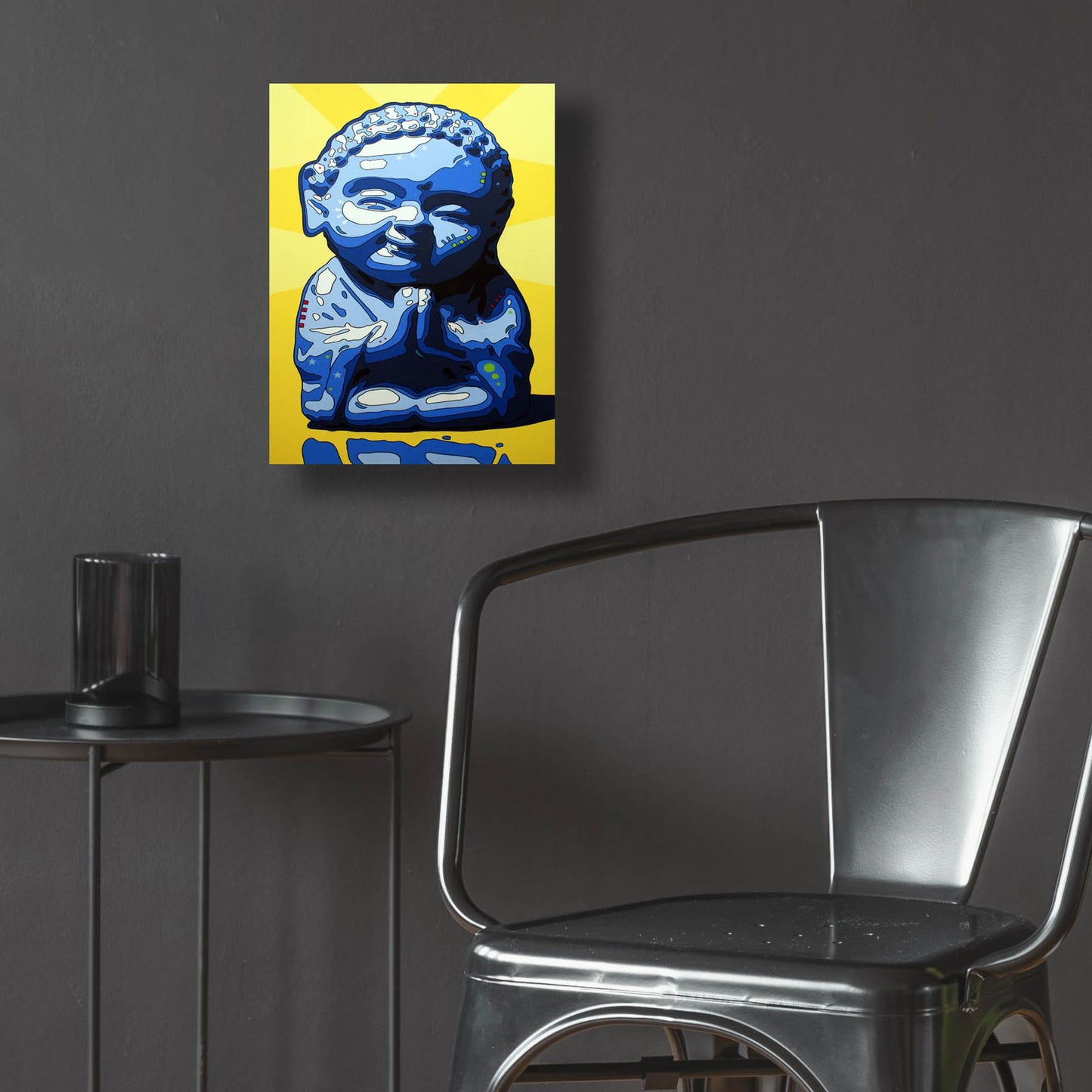 Epic Art 'Wisdom Buddha' by Dean Russo Studios, Acrylic Glass Wall Art,12x16