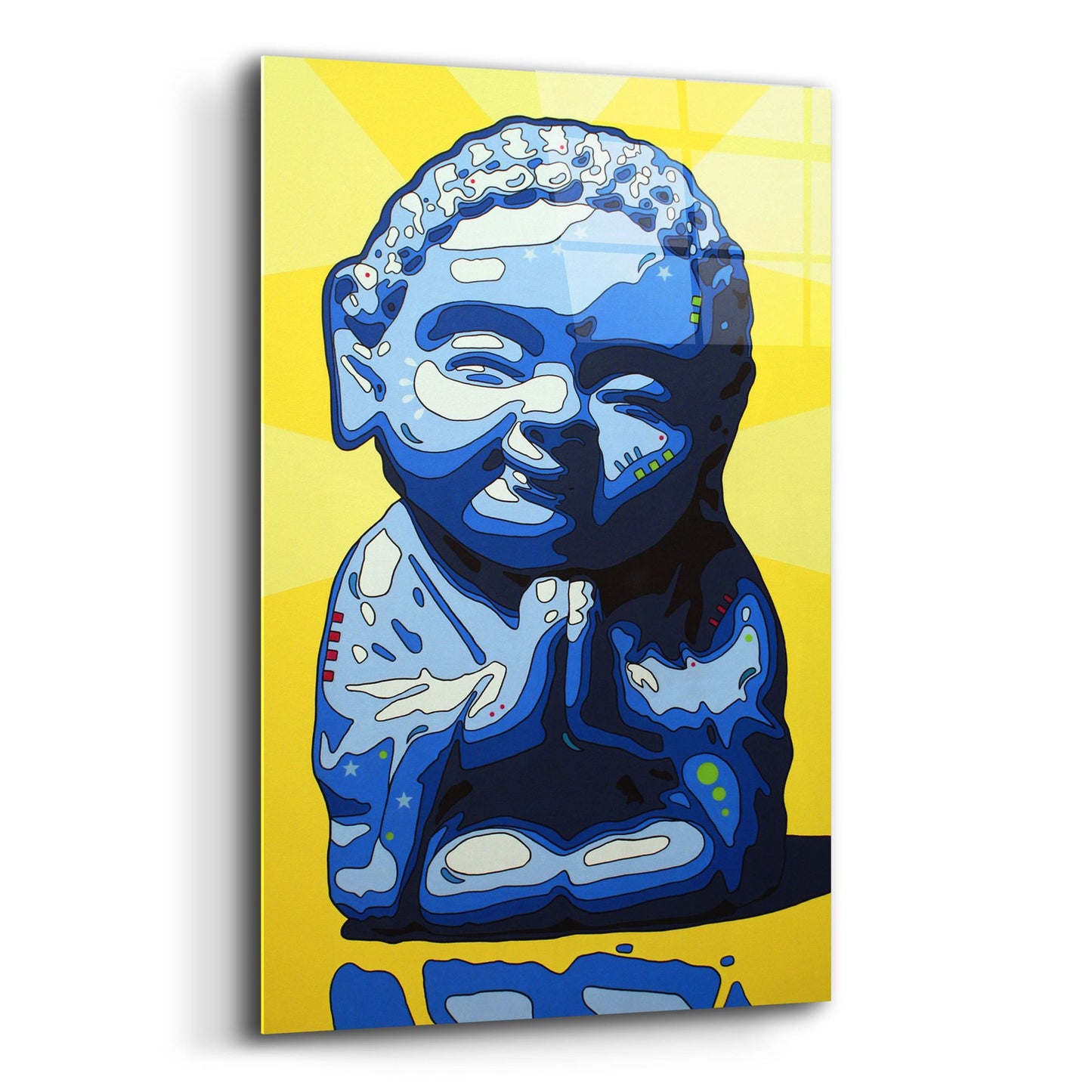 Epic Art 'Wisdom Buddha' by Dean Russo Studios, Acrylic Glass Wall Art,16x24