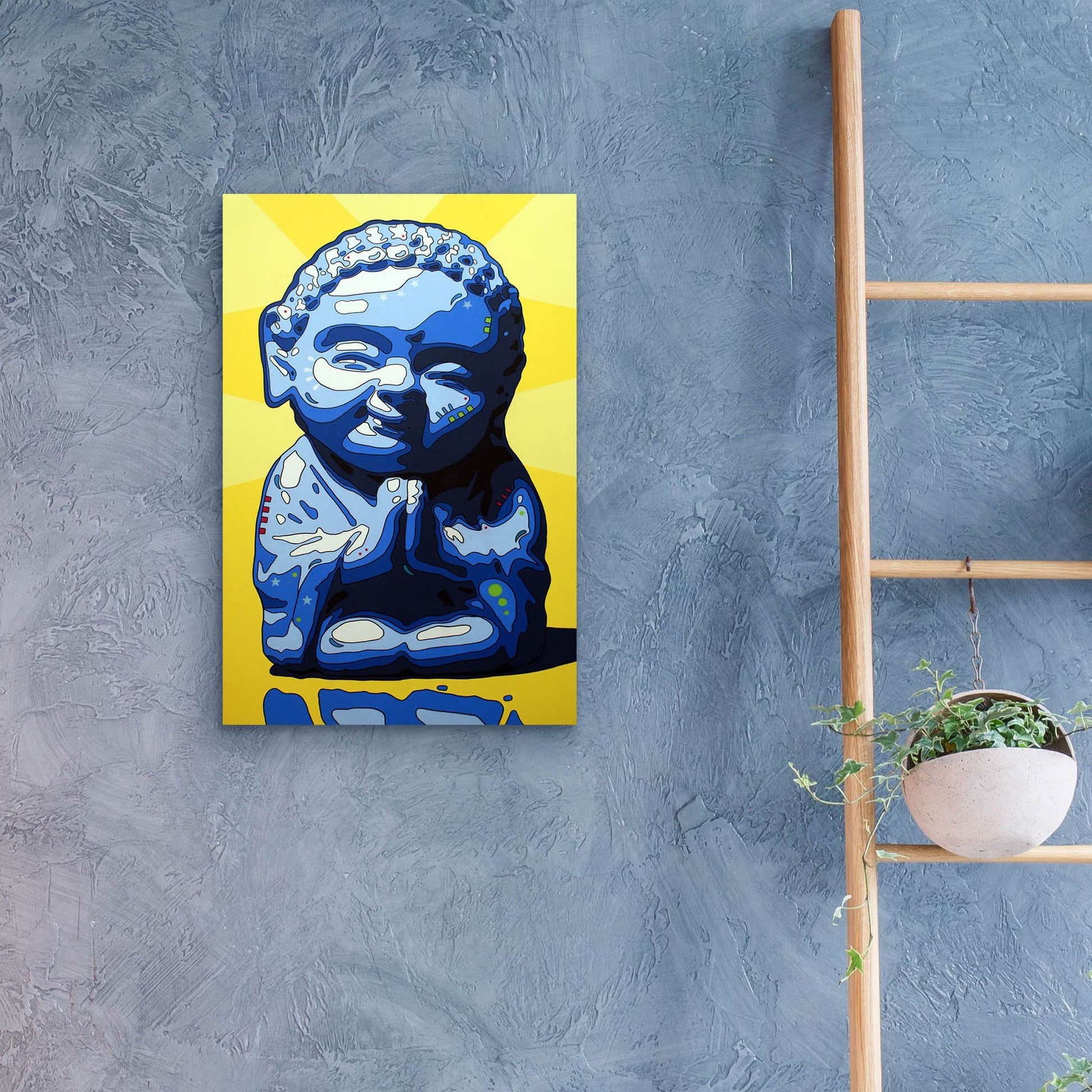 Epic Art 'Wisdom Buddha' by Dean Russo Studios, Acrylic Glass Wall Art,16x24