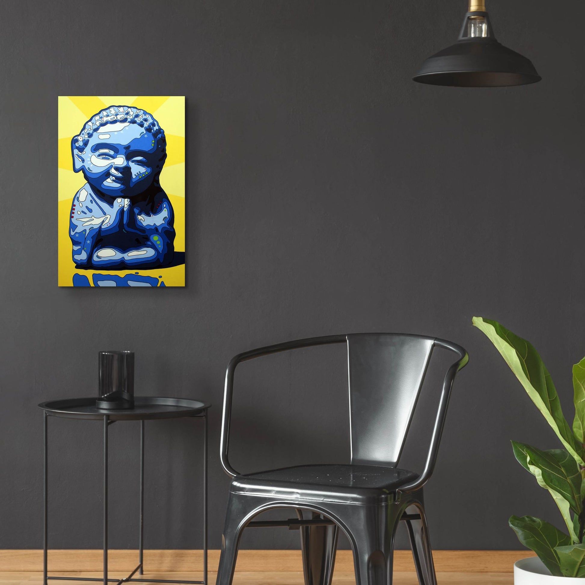 Epic Art 'Wisdom Buddha' by Dean Russo Studios, Acrylic Glass Wall Art,16x24