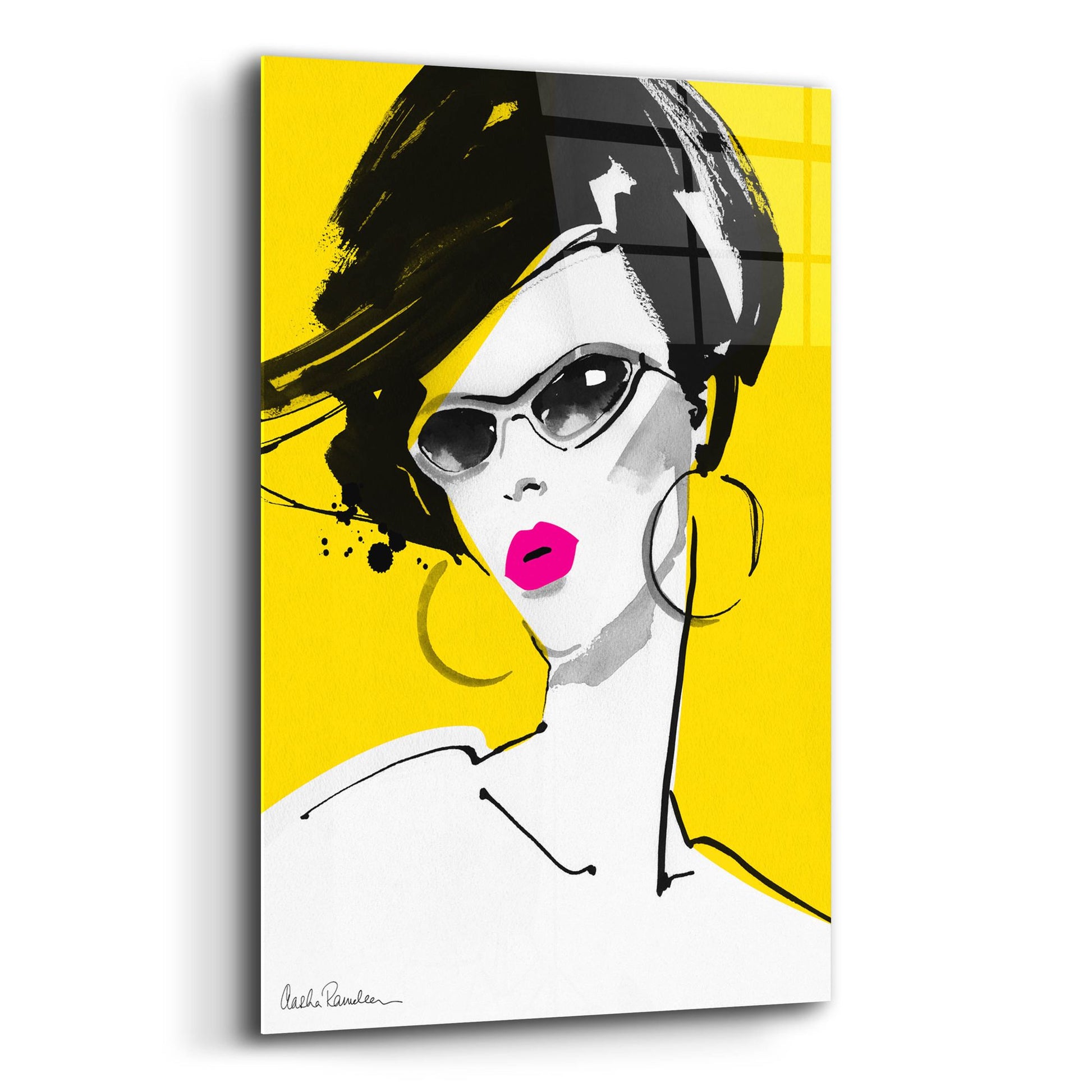 Epic Art ' Sunglasses' by Aasha Ramdeen, Acrylic Glass Wall Art,12x16